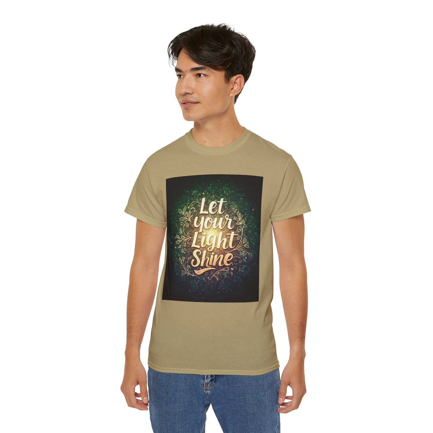 Inspirerende Unisex Ultra Cotton Tee - "Laat jou lig skyn"