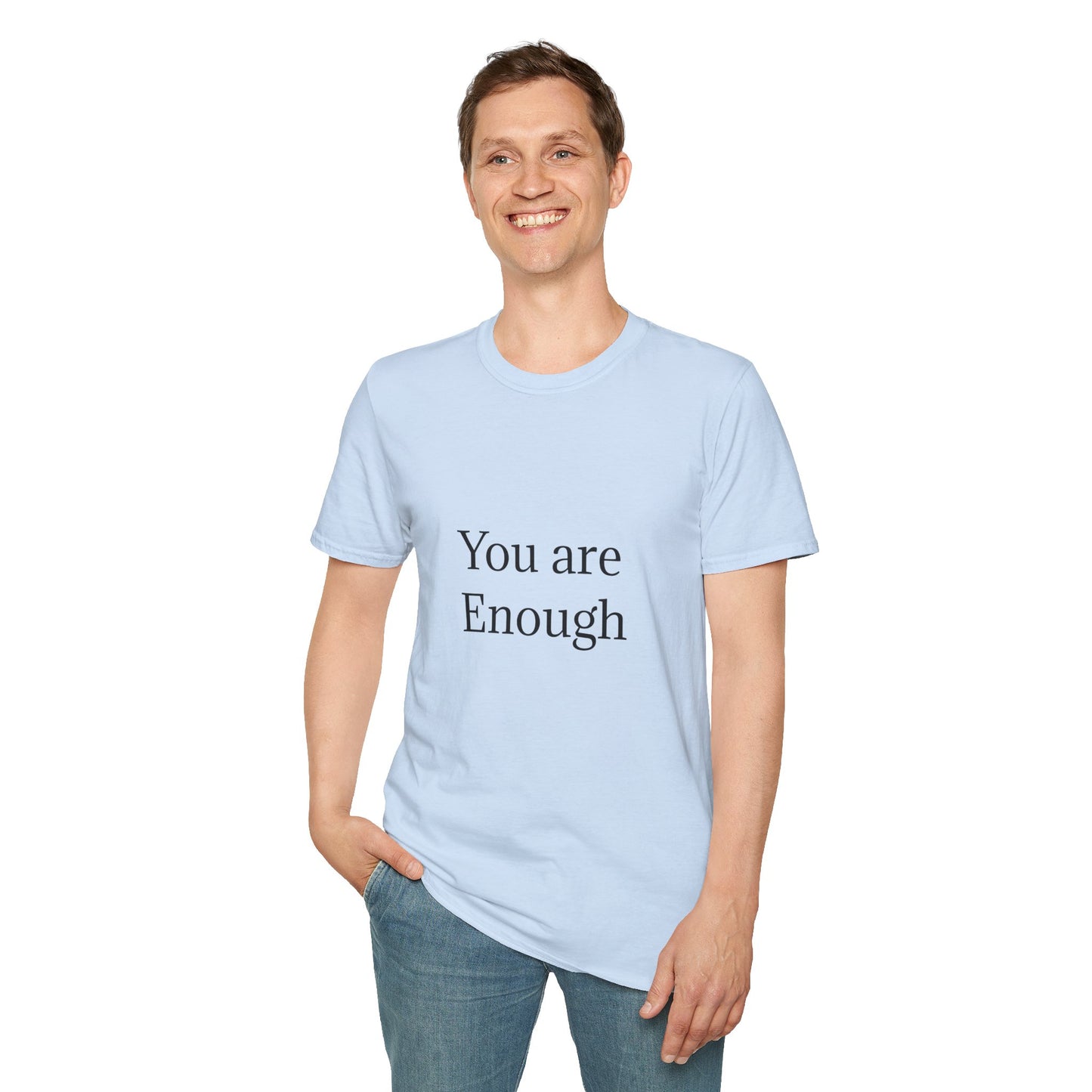 Inspirational Unisex Softstyle T-Shirt - "You are Enough"