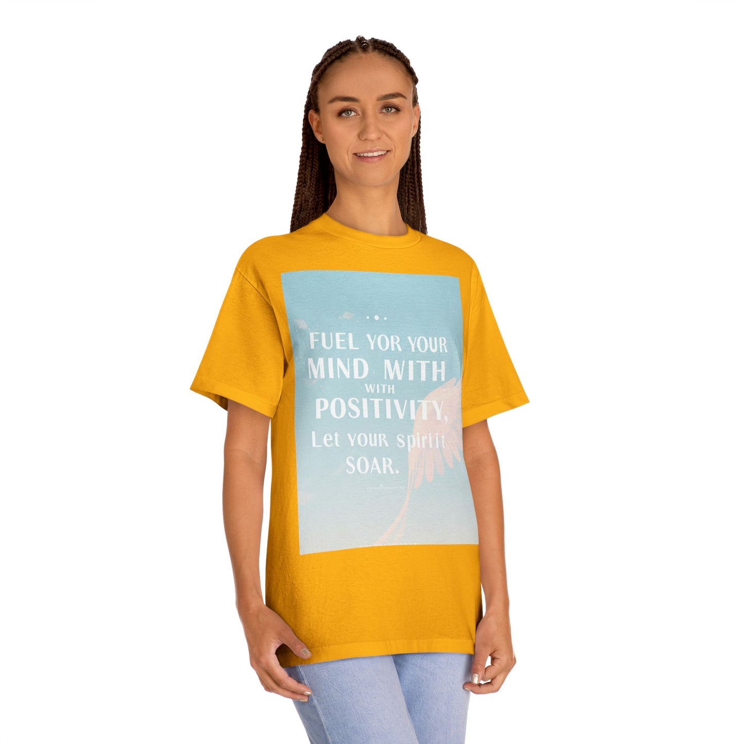 Inspirerende Positiwiteit Unisex Klassieke Tee - Mindset Motivering T-hemp