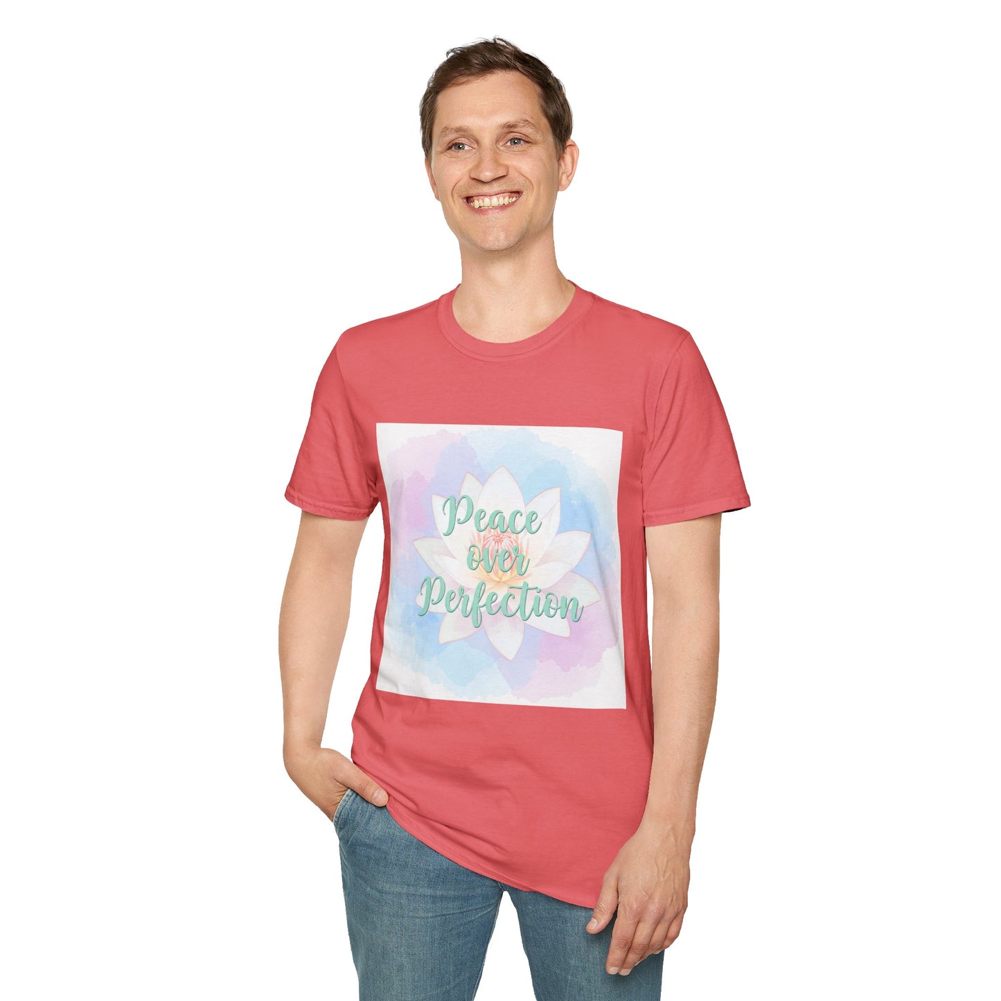 Peace Over Perfection Unisex Softstyle T-Shirt - Inspirational Casual Wear