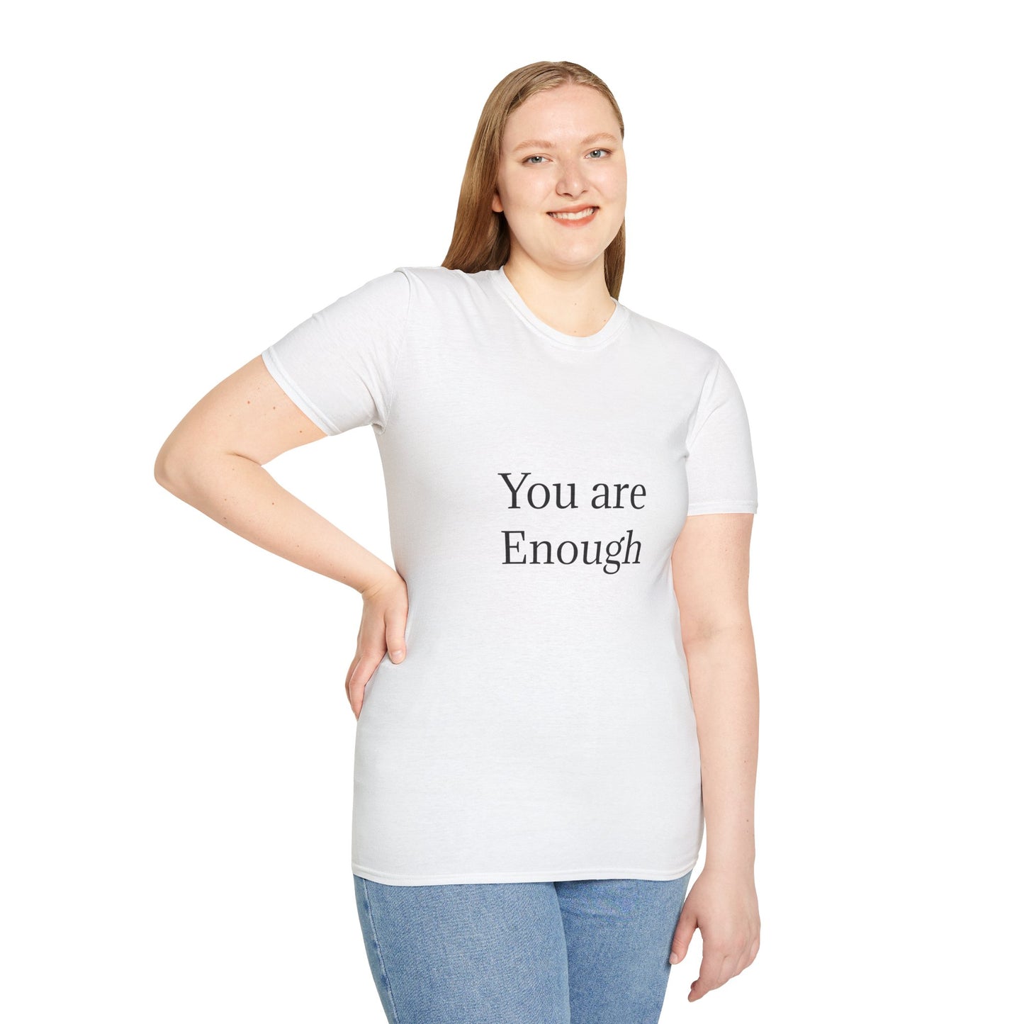 Inspirational Unisex Softstyle T-Shirt - "You are Enough"