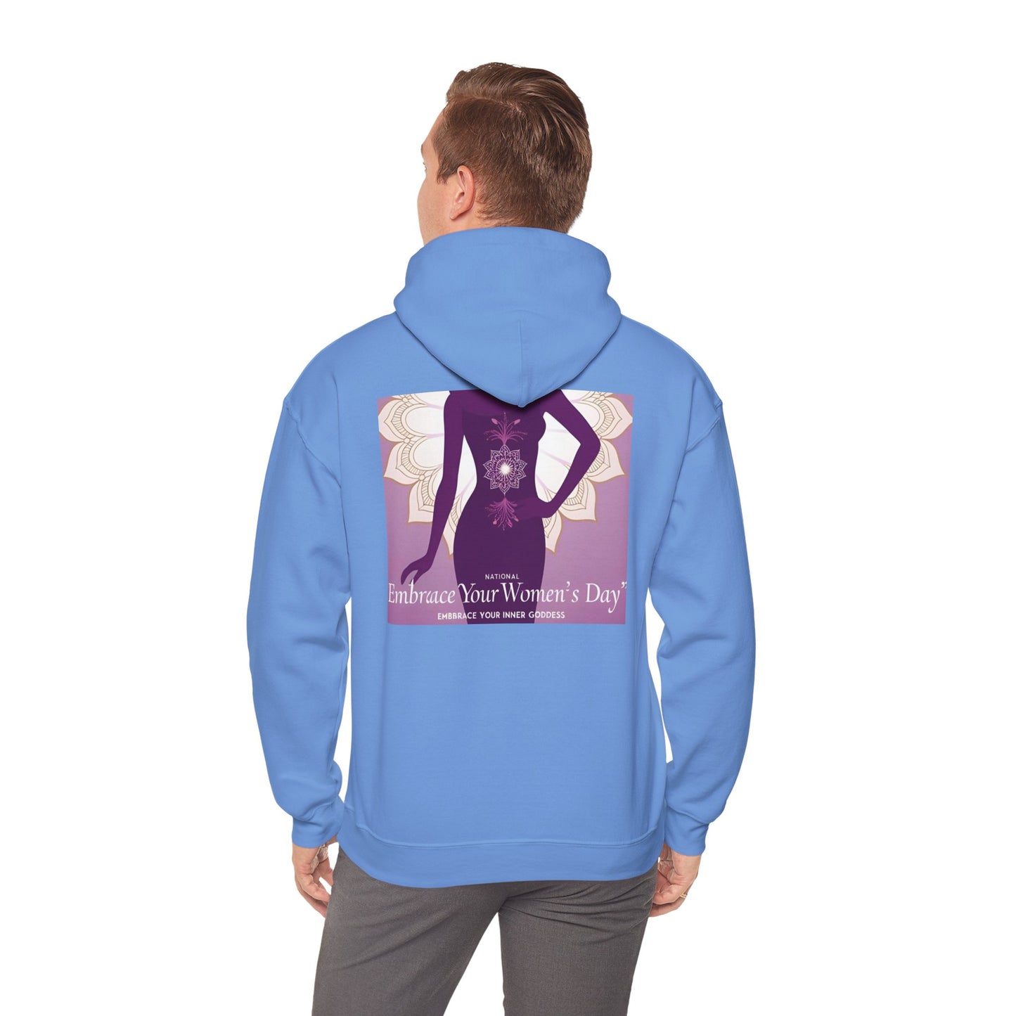 Embrace Your Women's Day Hoodie - Unisex Heavy Blend Sweatshirt