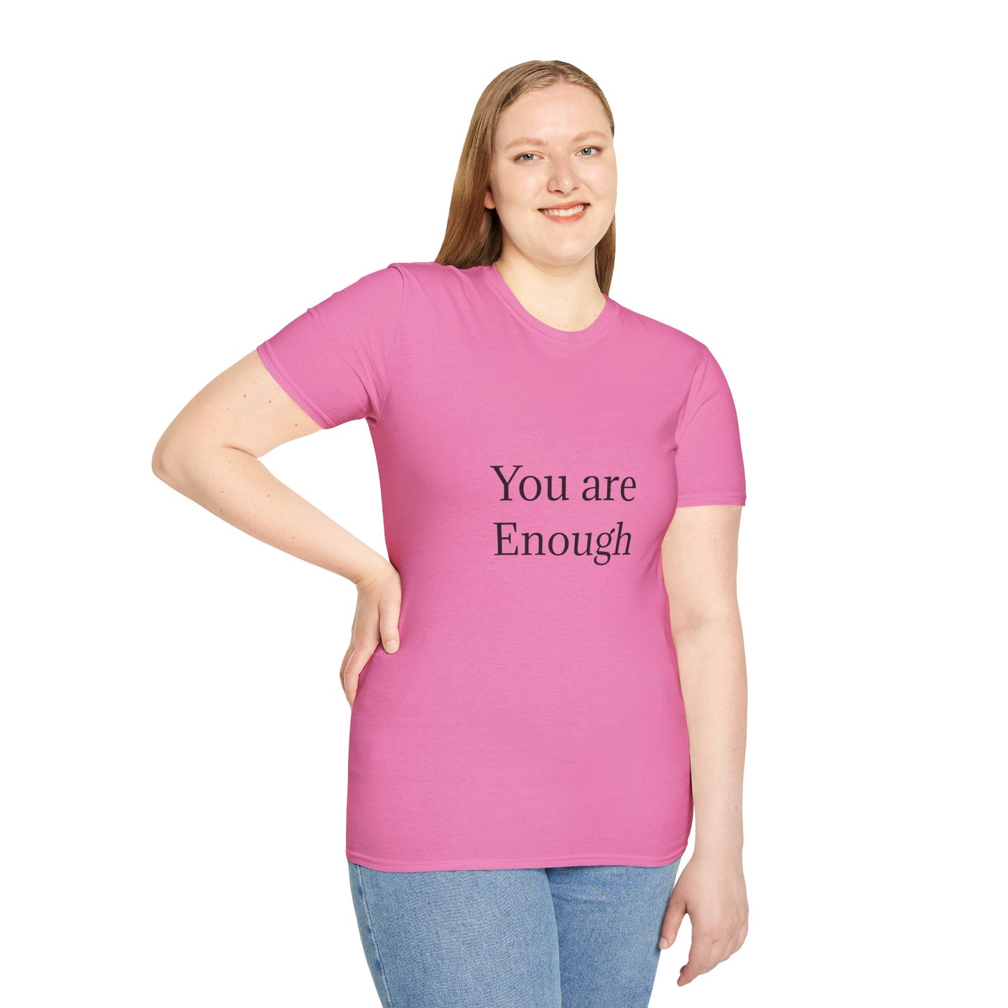 Inspirational Unisex Softstyle T-Shirt - "You are Enough"