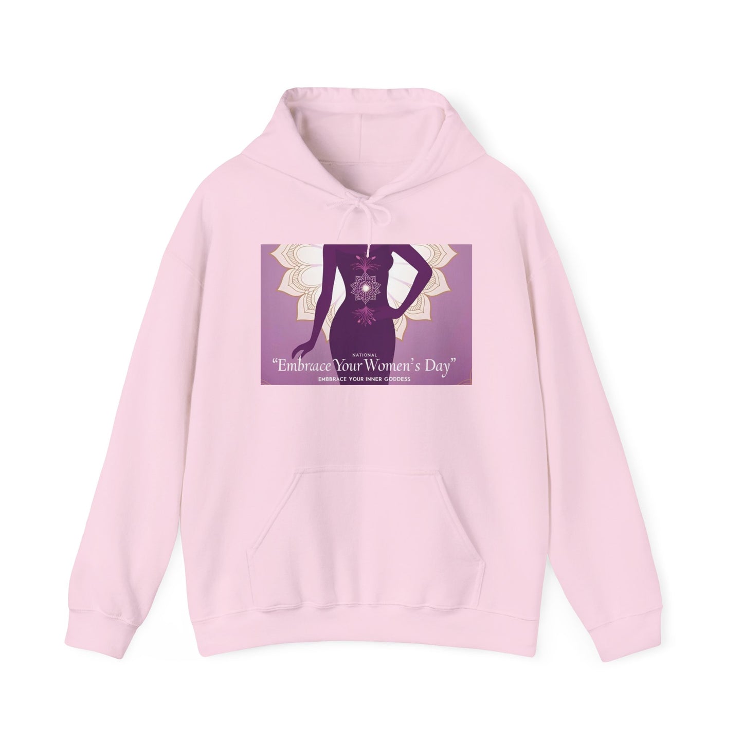 Embrace Your Women's Day Hoodie - Unisex Heavy Blend Sweatshirt