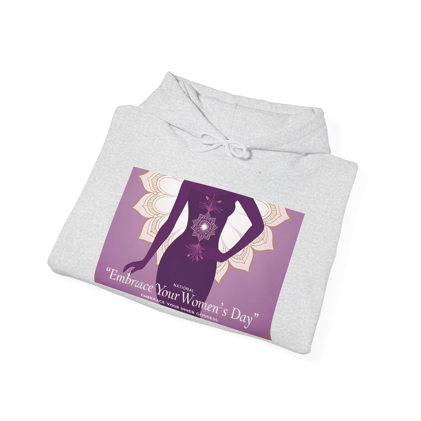 Embrace Your Women's Day Hoodie - Unisex Heavy Blend Sweatshirt