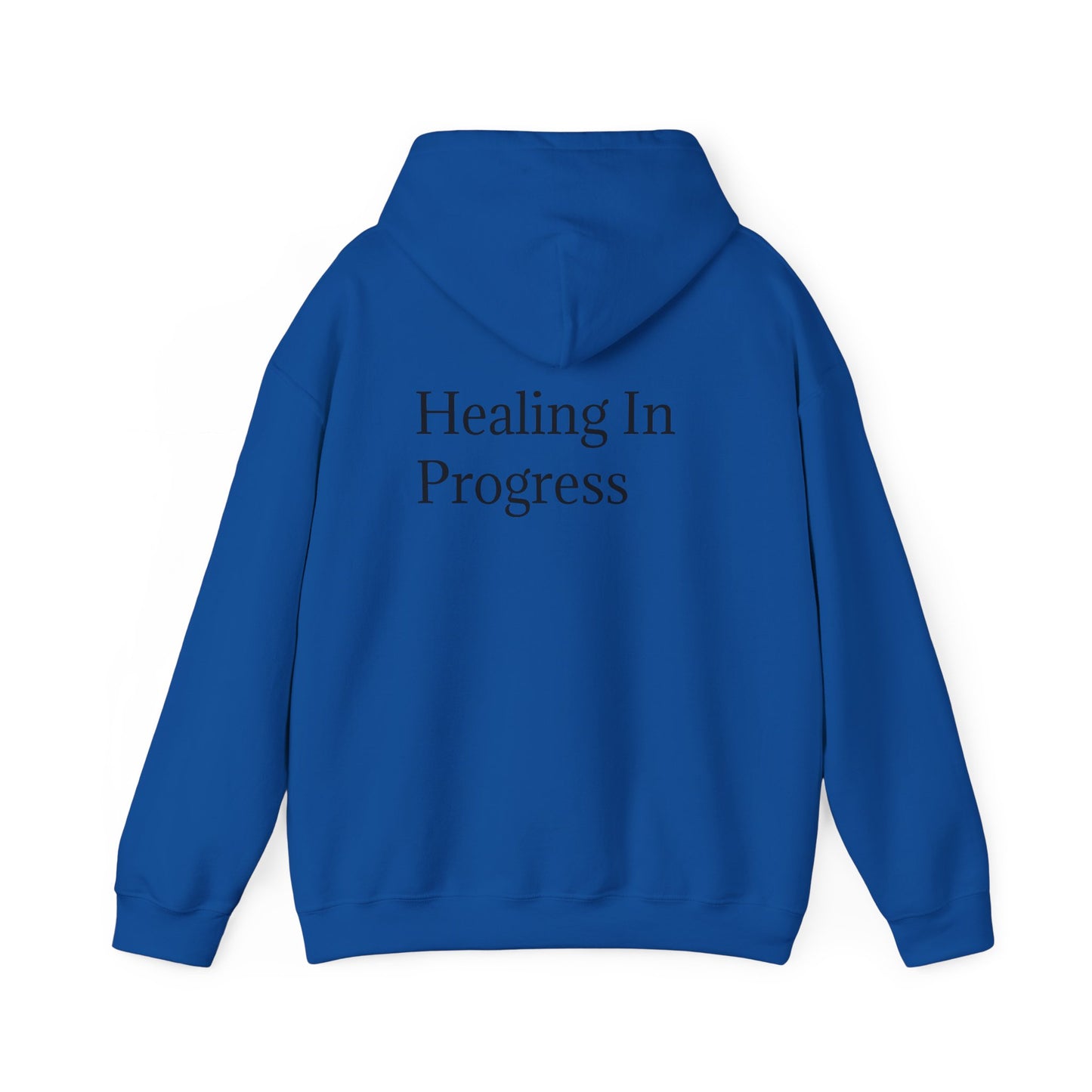 တိုးတက်မှုအတွက် ကုစားခြင်း Unisex Heavy Blend Hoodie - Self-Care &amp; Relaxation အတွက် ဇိမ်ခံအင်္ကျီ