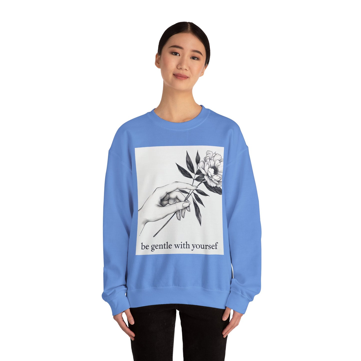 Crewneck Sweatshirt - Unisex Heavy Blend™ သင့်ကိုယ်သင် နူးညံ့သိမ်မွေ့ပါစေ။