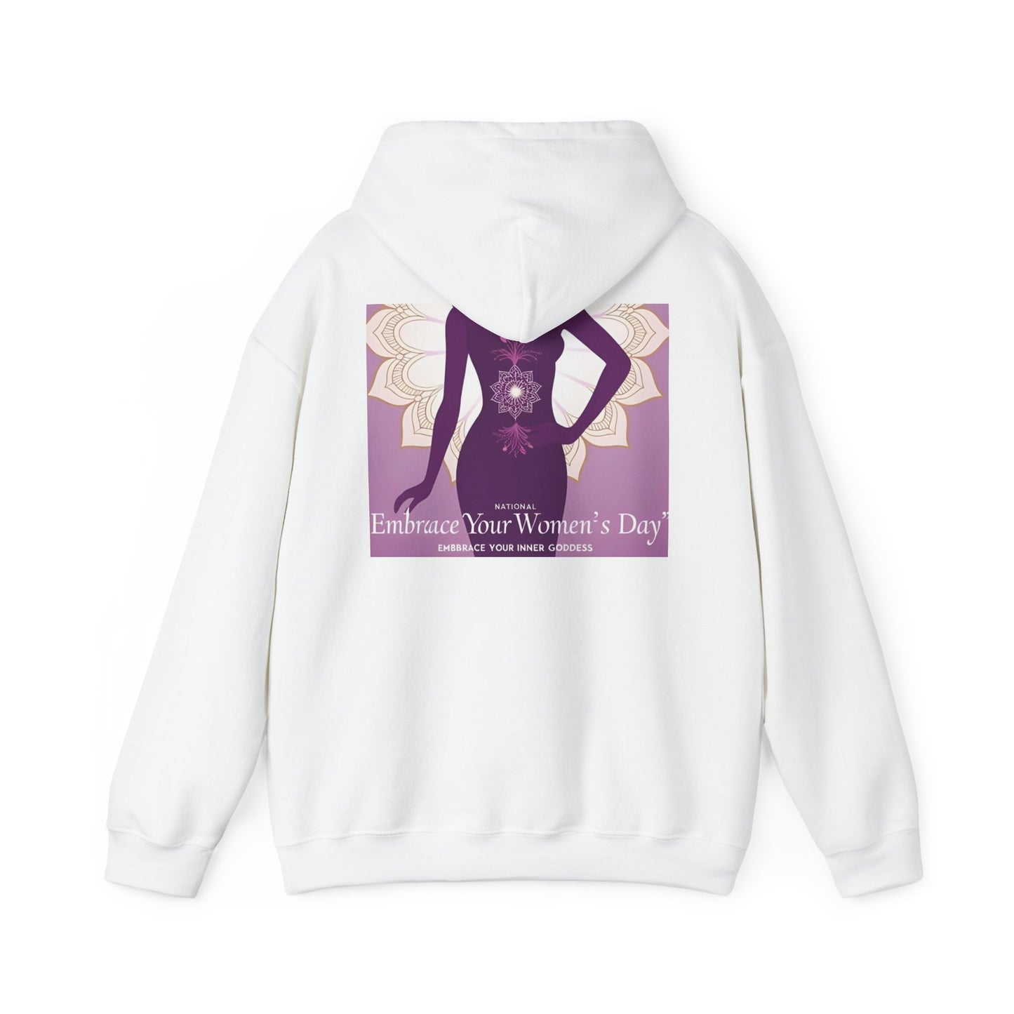 Embrace Your Women's Day Hoodie - Unisex Heavy Blend Sweatshirt