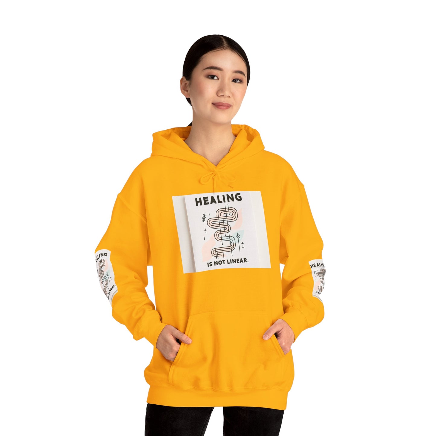 ကုသခြင်းသည် Linear Hoodie မဟုတ်ပါ။