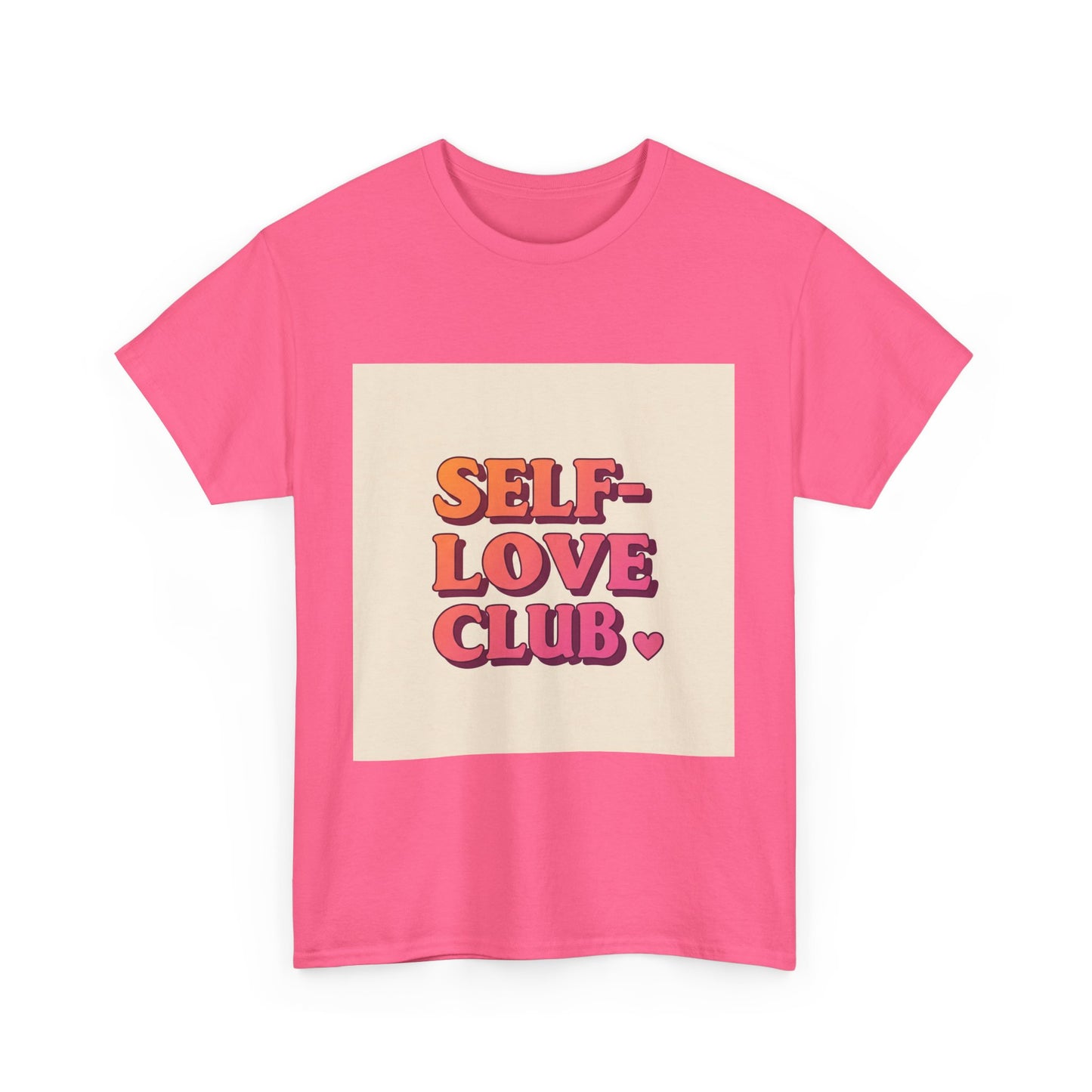 Self-Love Club Unisex Heavy Cotton Tee - Empowerment & Comfort for All