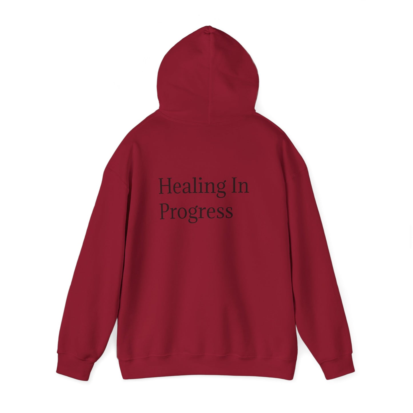 တိုးတက်မှုအတွက် ကုစားခြင်း Unisex Heavy Blend Hoodie - Self-Care &amp; Relaxation အတွက် ဇိမ်ခံအင်္ကျီ