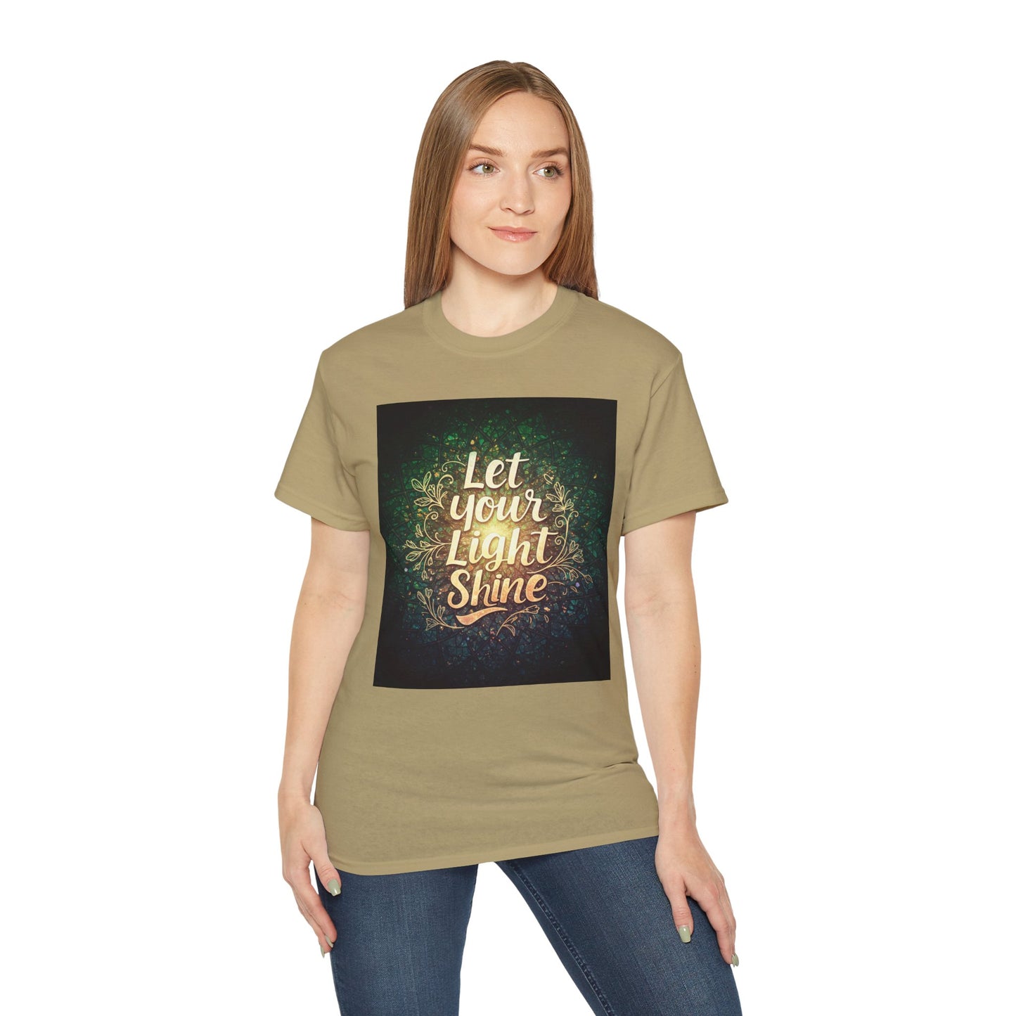 Inspirerende Unisex Ultra Cotton Tee - "Laat jou lig skyn"