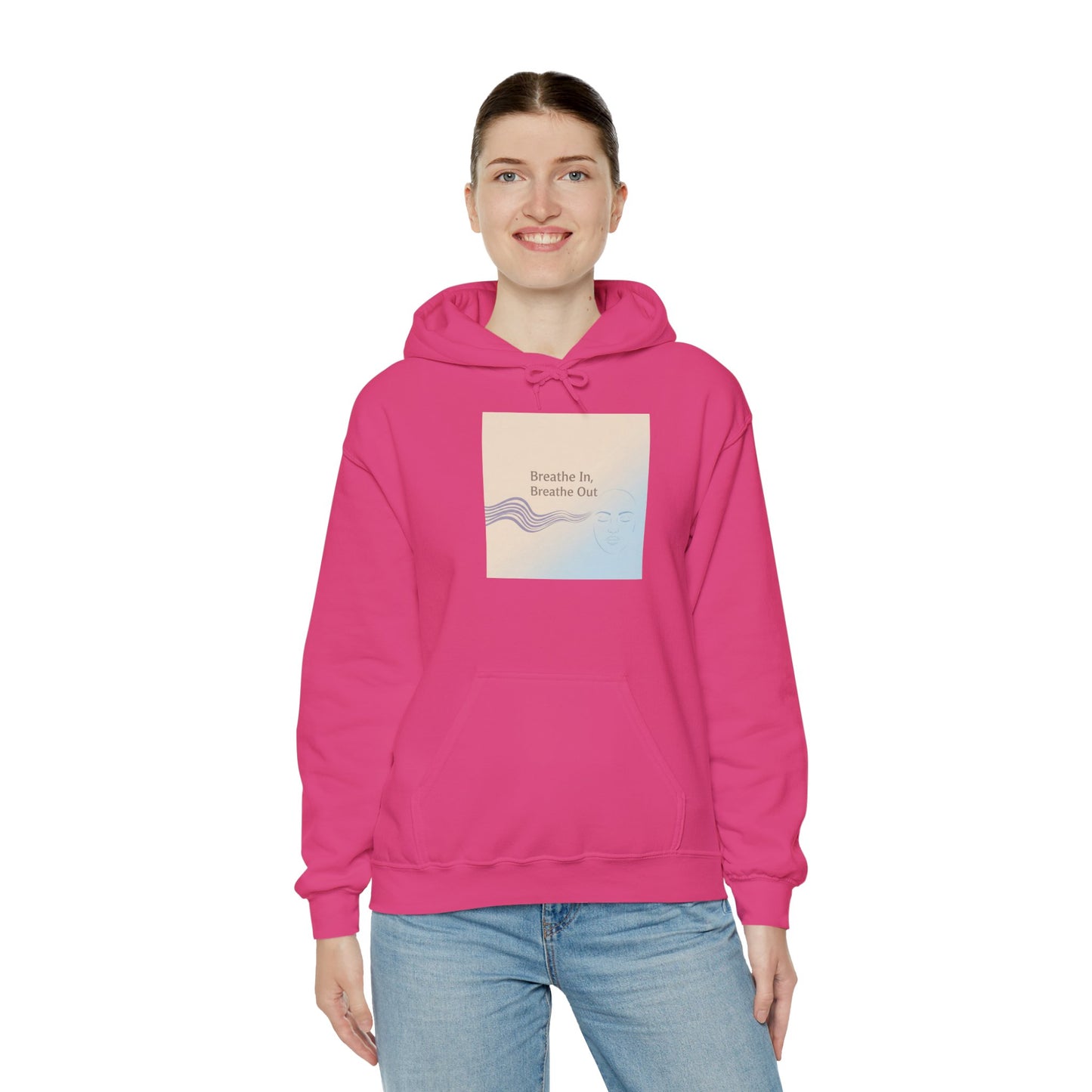 Mindfulness Breathe In Hoodie for Stress Relief