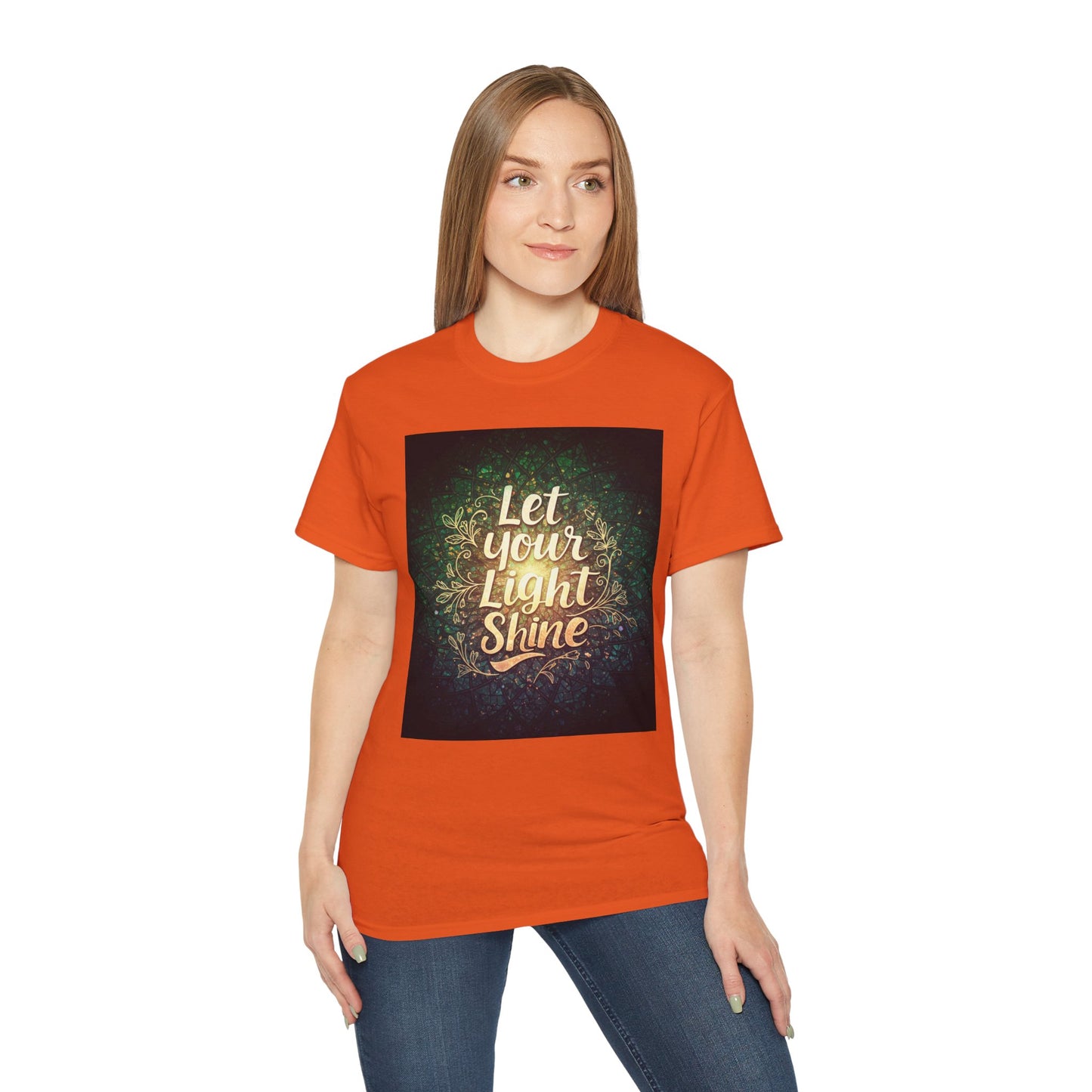 Inspirerende Unisex Ultra Cotton Tee - "Laat jou lig skyn"