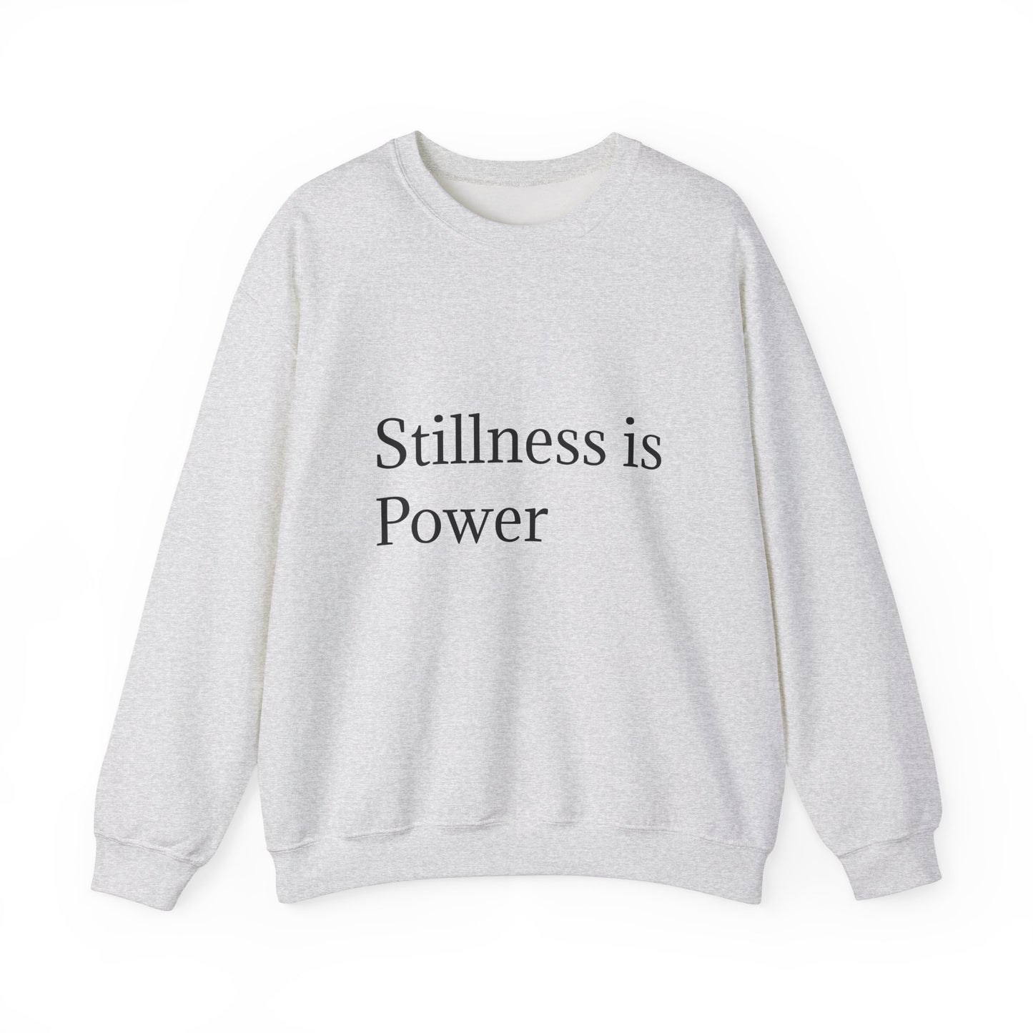 Stillness သည် Power Unisex Heavy Blend™ Crewneck Sweatshirt ဖြစ်သည်။