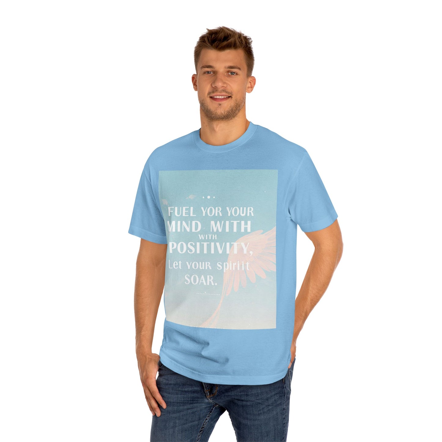 Inspirerende Positiwiteit Unisex Klassieke Tee - Mindset Motivering T-hemp