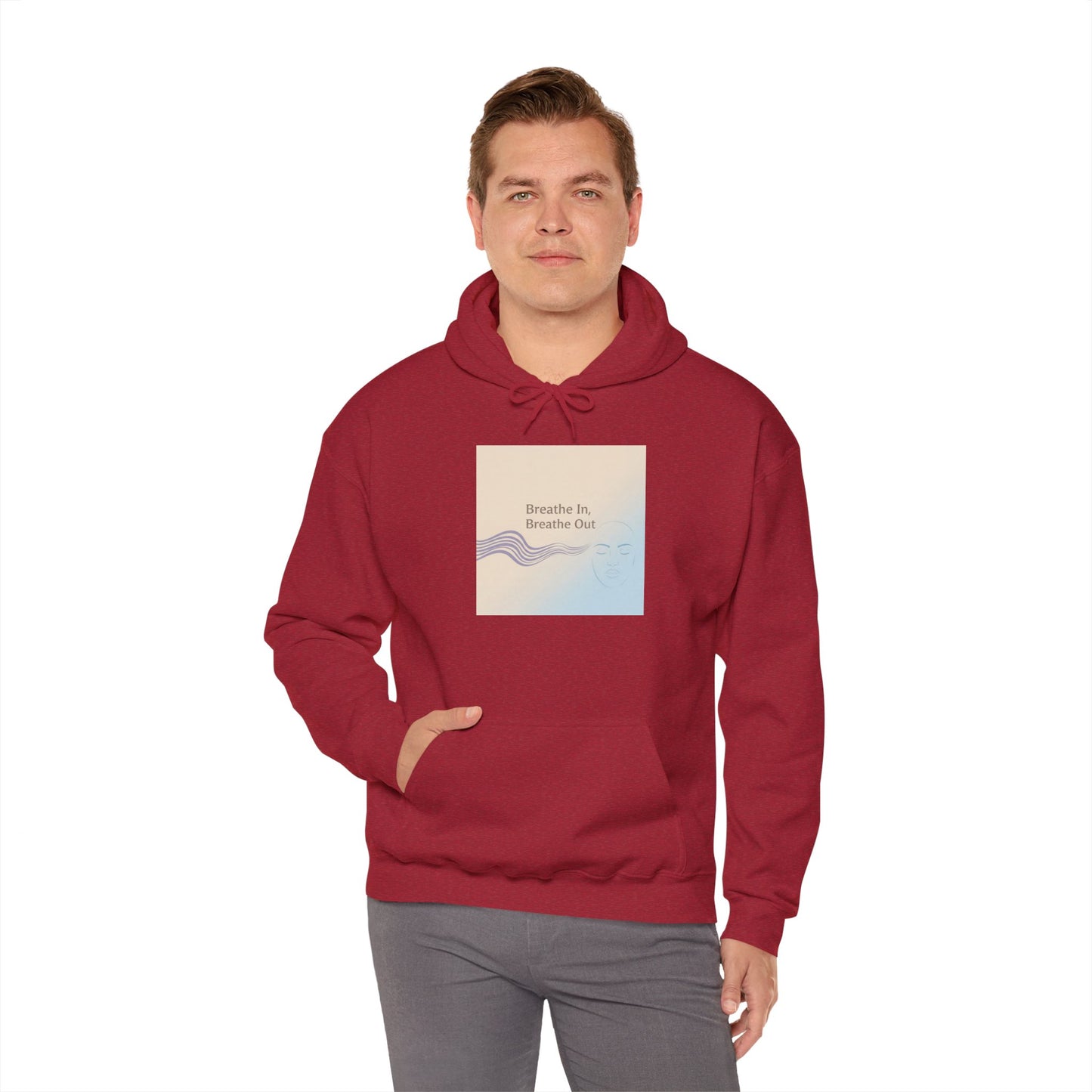 Mindfulness Breathe In Hoodie for Stress Relief