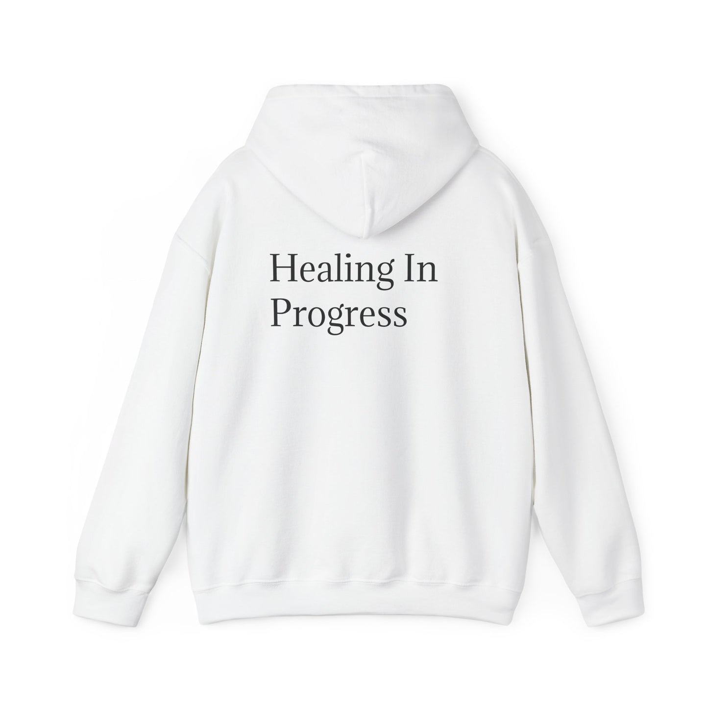 တိုးတက်မှုအတွက် ကုစားခြင်း Unisex Heavy Blend Hoodie - Self-Care &amp; Relaxation အတွက် ဇိမ်ခံအင်္ကျီ