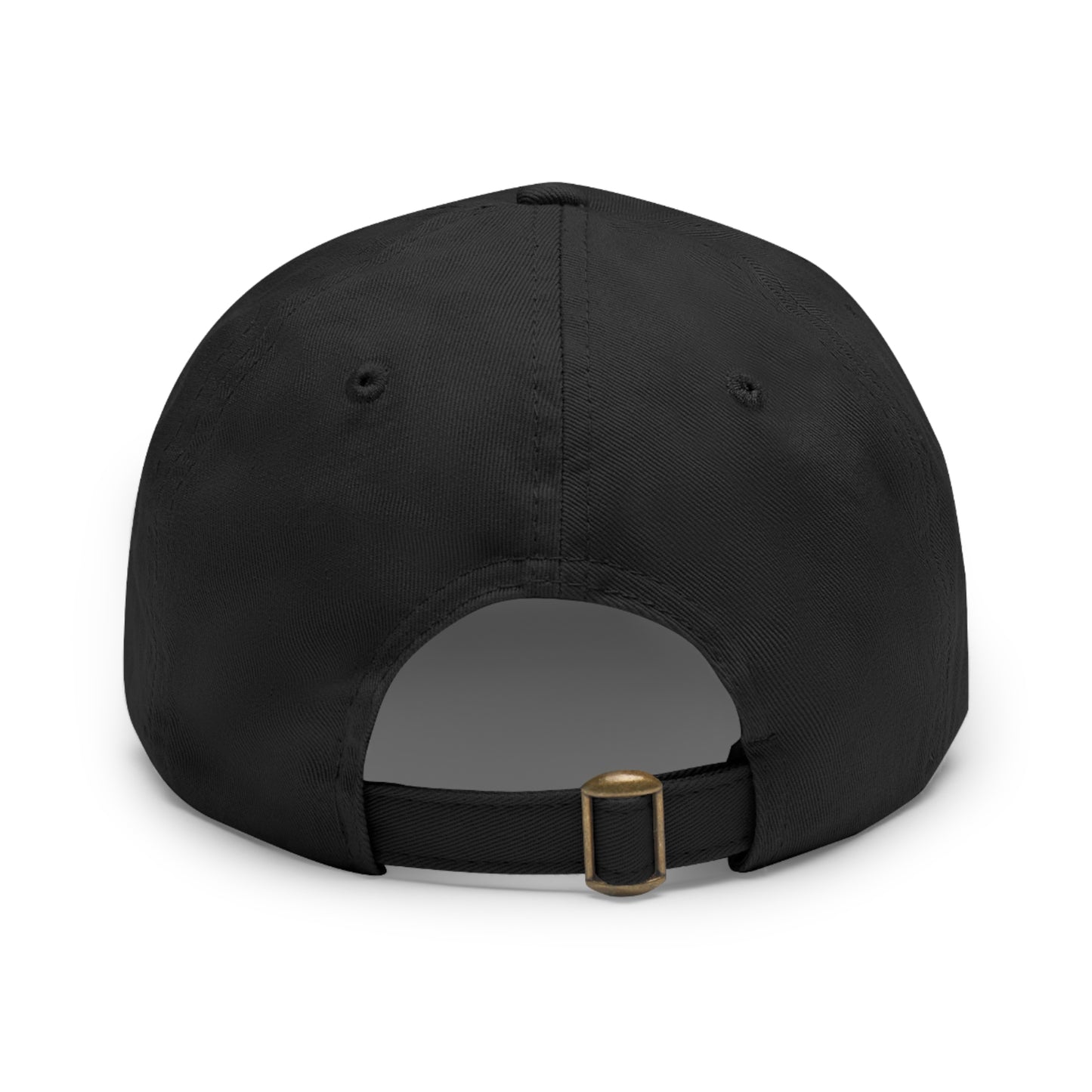 Mental Wealth Dad Hat with Leather Patch - Classic Style Cap for Mindfulness