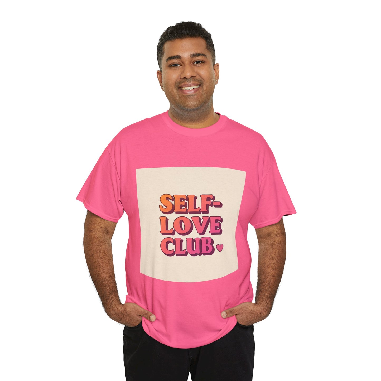 Self-Love Club Unisex Heavy Cotton Tee - Empowerment & Comfort for All