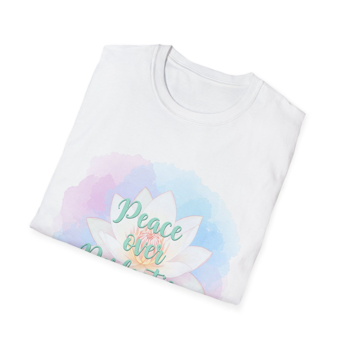 Peace Over Perfection Unisex Softstyle T-Shirt - Inspirational Casual Wear