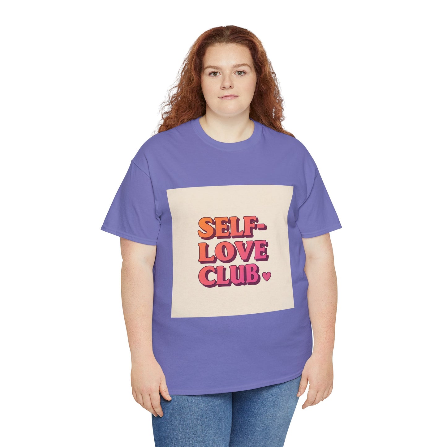 Self-Love Club Unisex Heavy Cotton Tee - Empowerment & Comfort for All