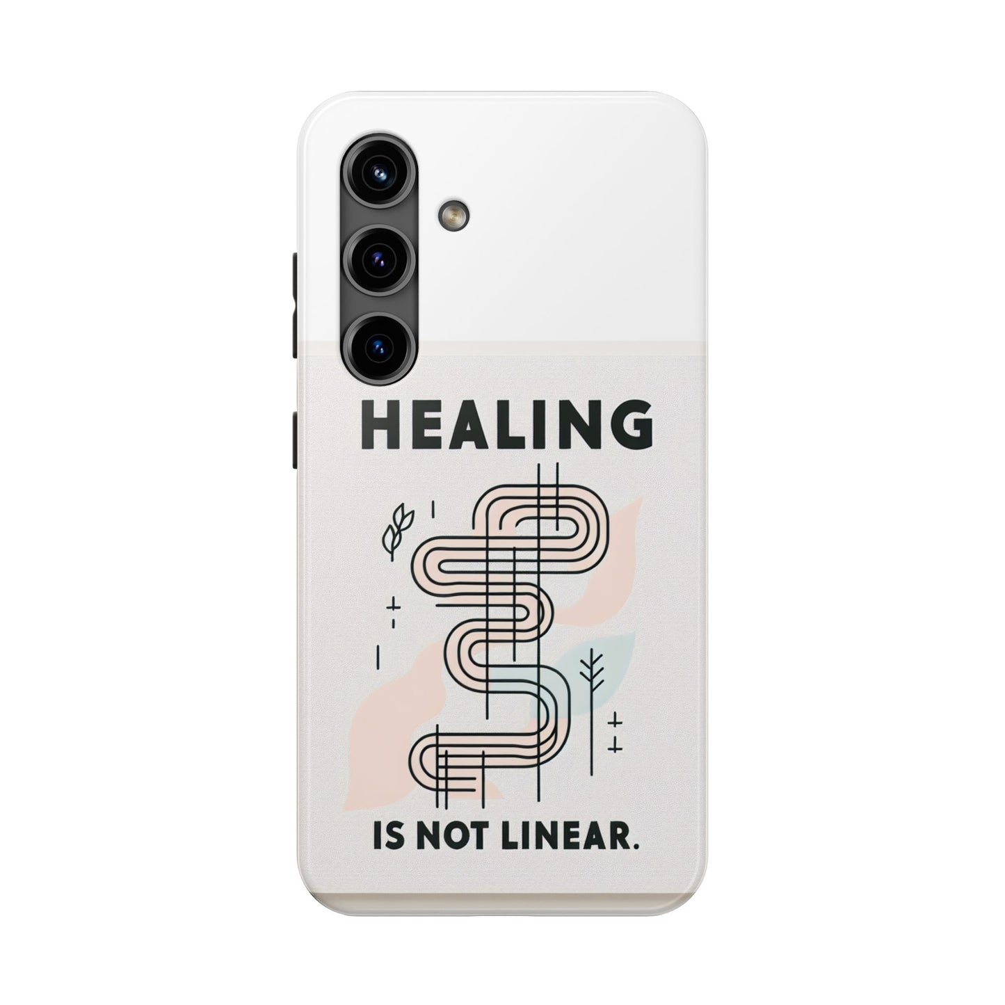 Healing Is Not Linear Tough Phone Case - Durable and Stylish Protection for Your Device