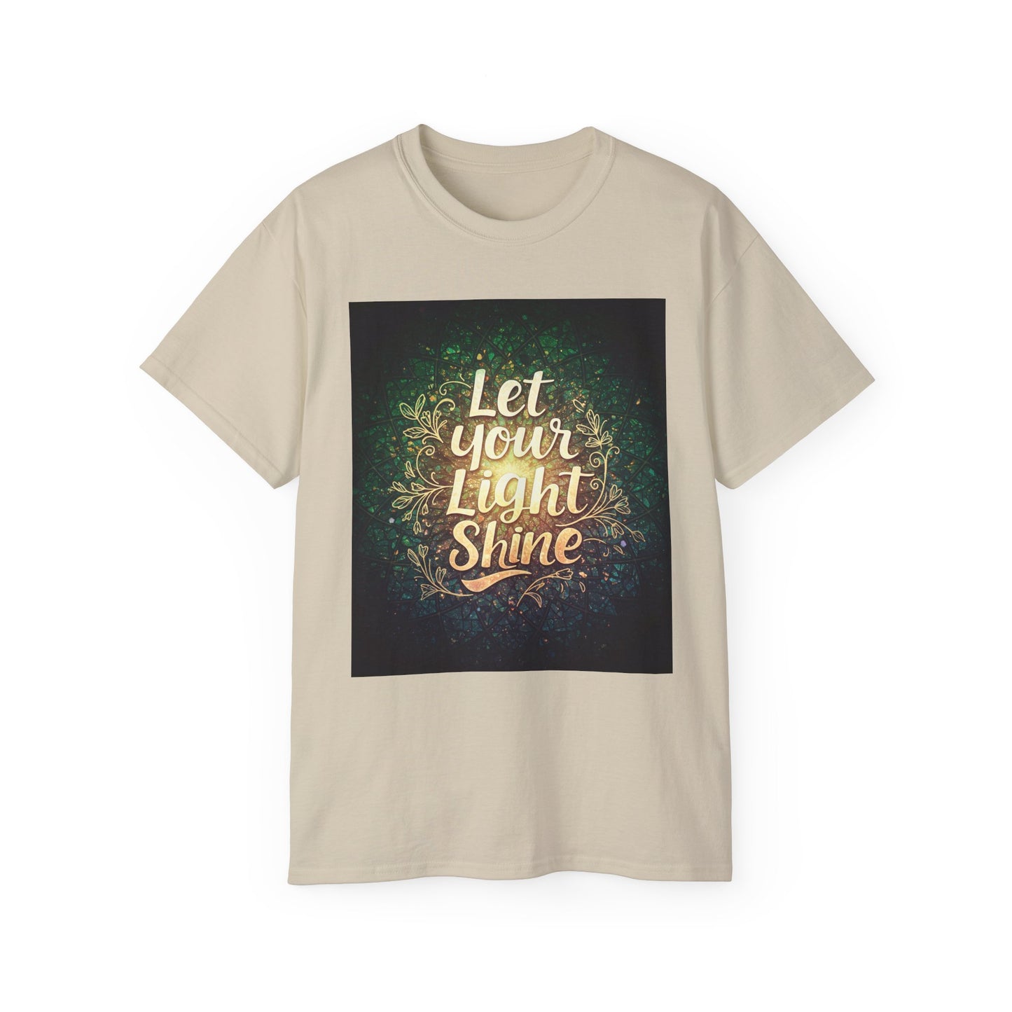 Inspirerende Unisex Ultra Cotton Tee - "Laat jou lig skyn"