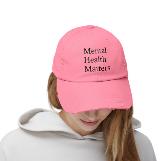 Distressed Cap - Mental Health Matter