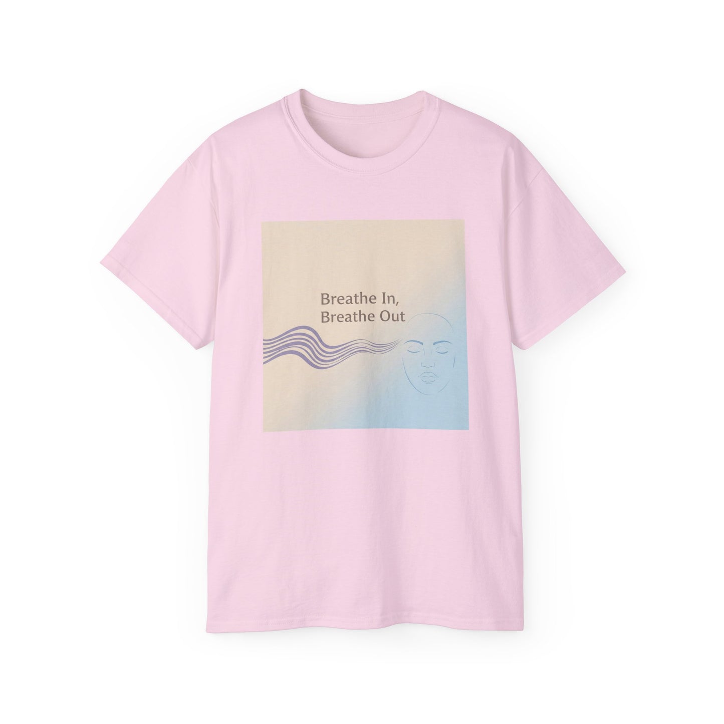 Mindfulness Unisex Ultra Cotton Tee - Breathe In, Breathe Out