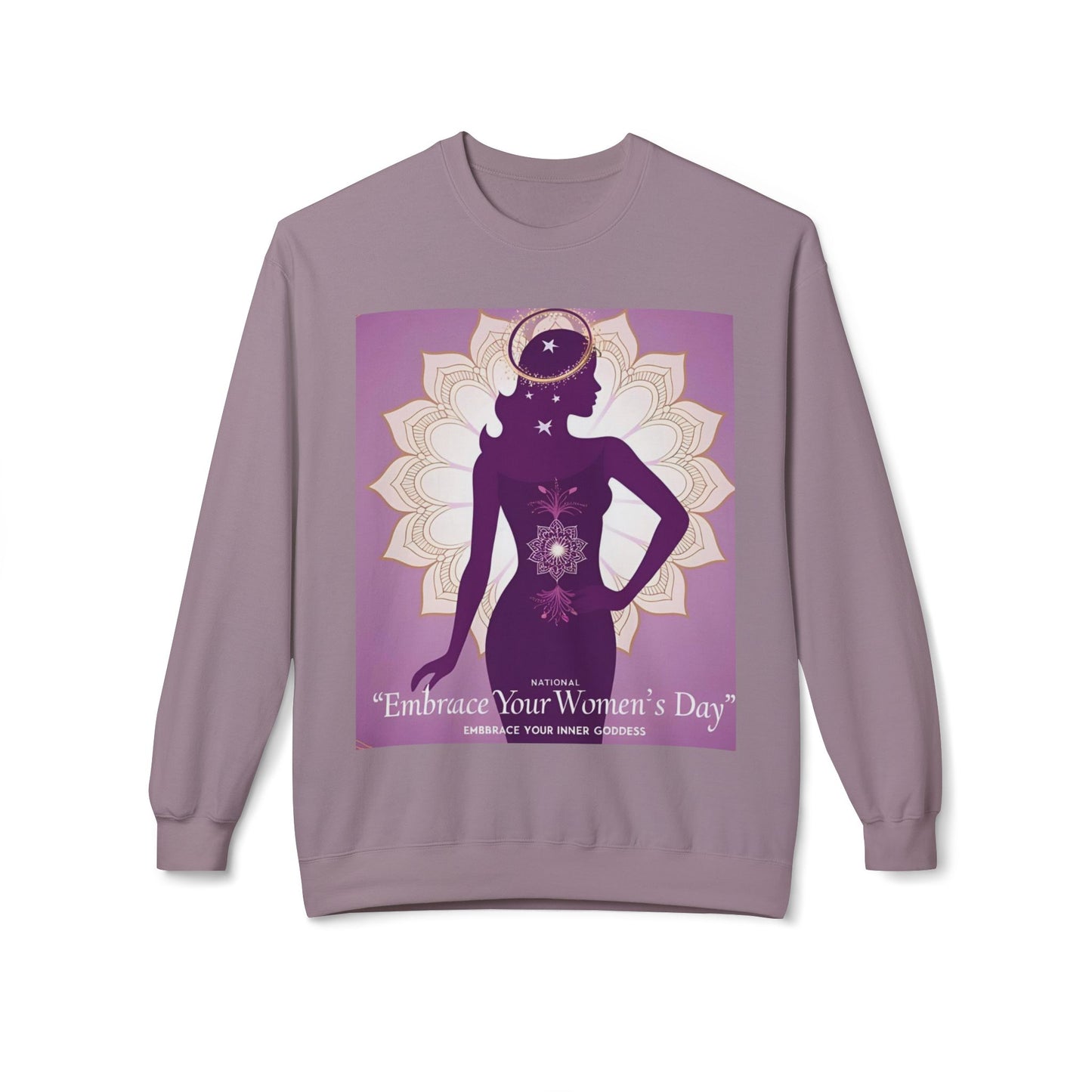 Embrace Your Inner Goddess Crewneck Sweatshirt - Women’s Day Celebration