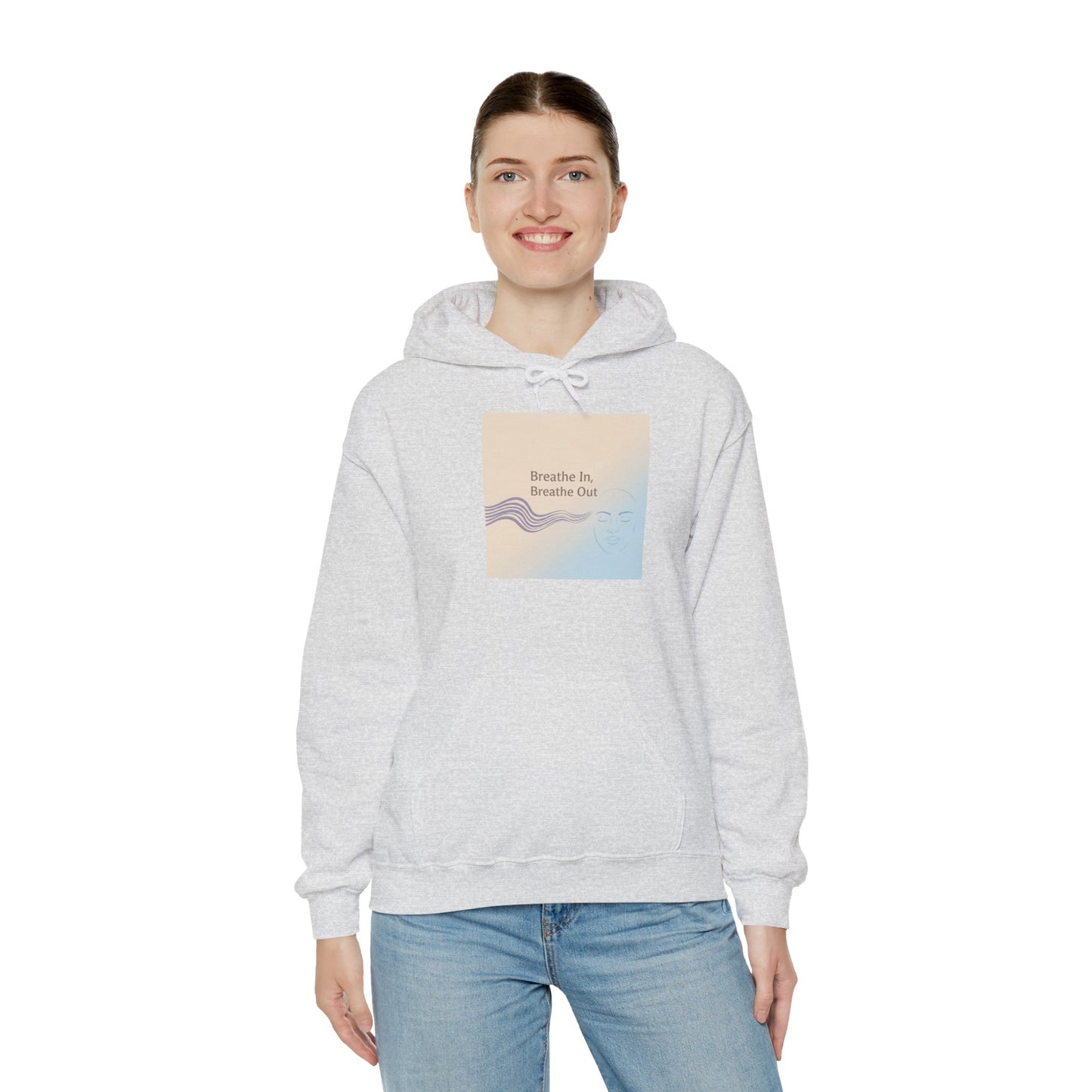 Mindfulness Breathe In Hoodie for Stress Relief