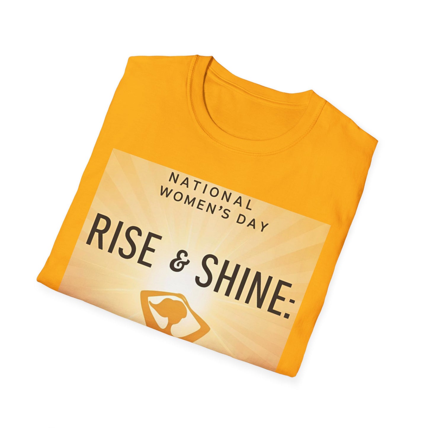 Empowering Women's Day T-Shirt - "Rise & Shine: Your Mind Matters"