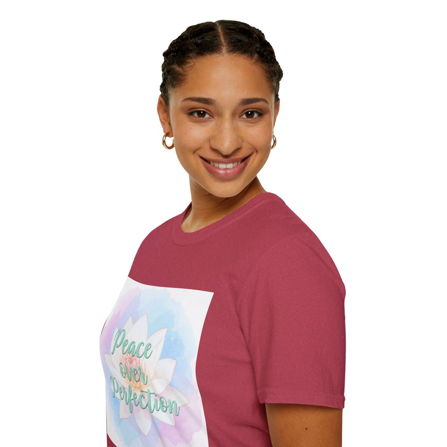 Peace Over Perfection Unisex Softstyle T-Shirt - Inspirational Casual Wear