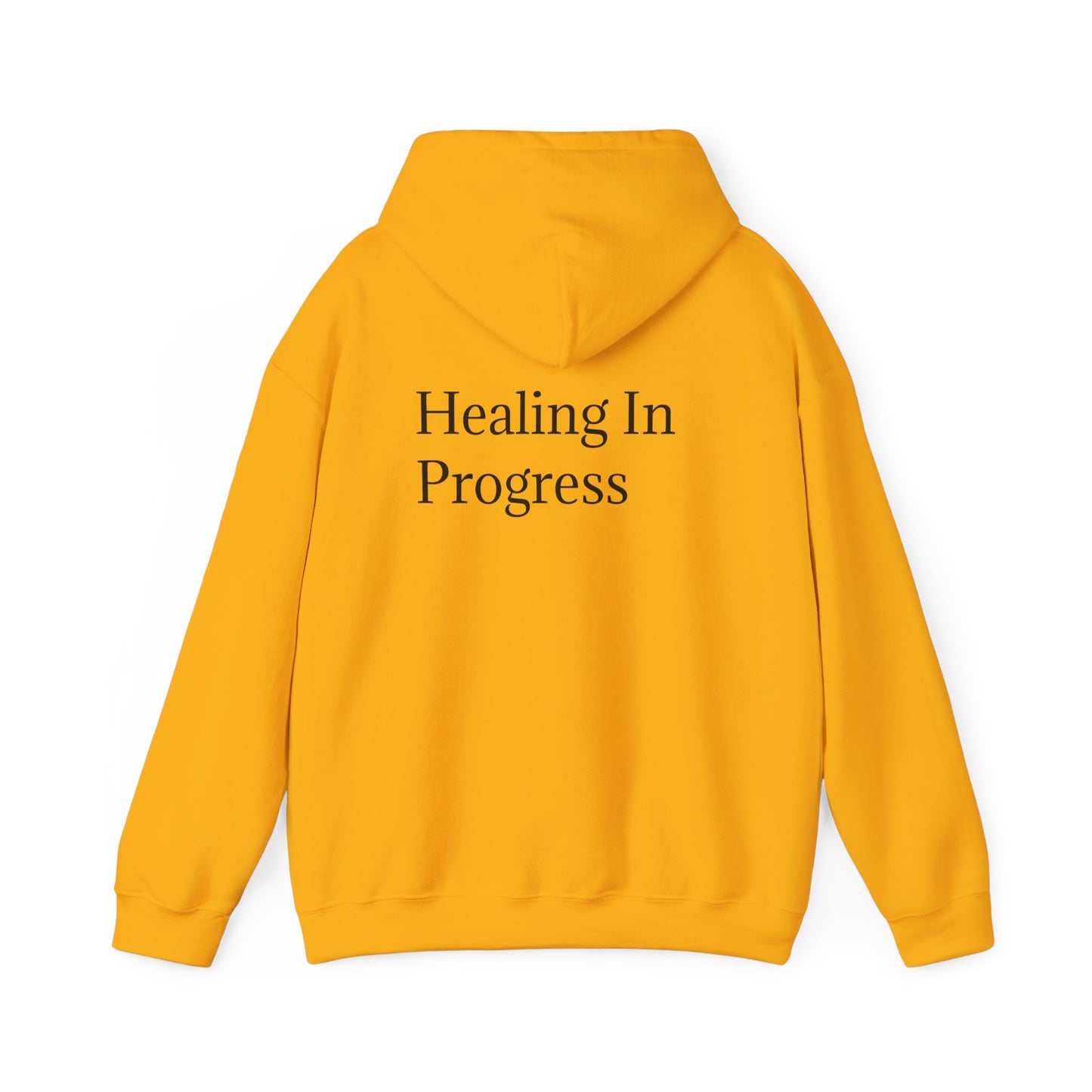 တိုးတက်မှုအတွက် ကုစားခြင်း Unisex Heavy Blend Hoodie - Self-Care &amp; Relaxation အတွက် ဇိမ်ခံအင်္ကျီ