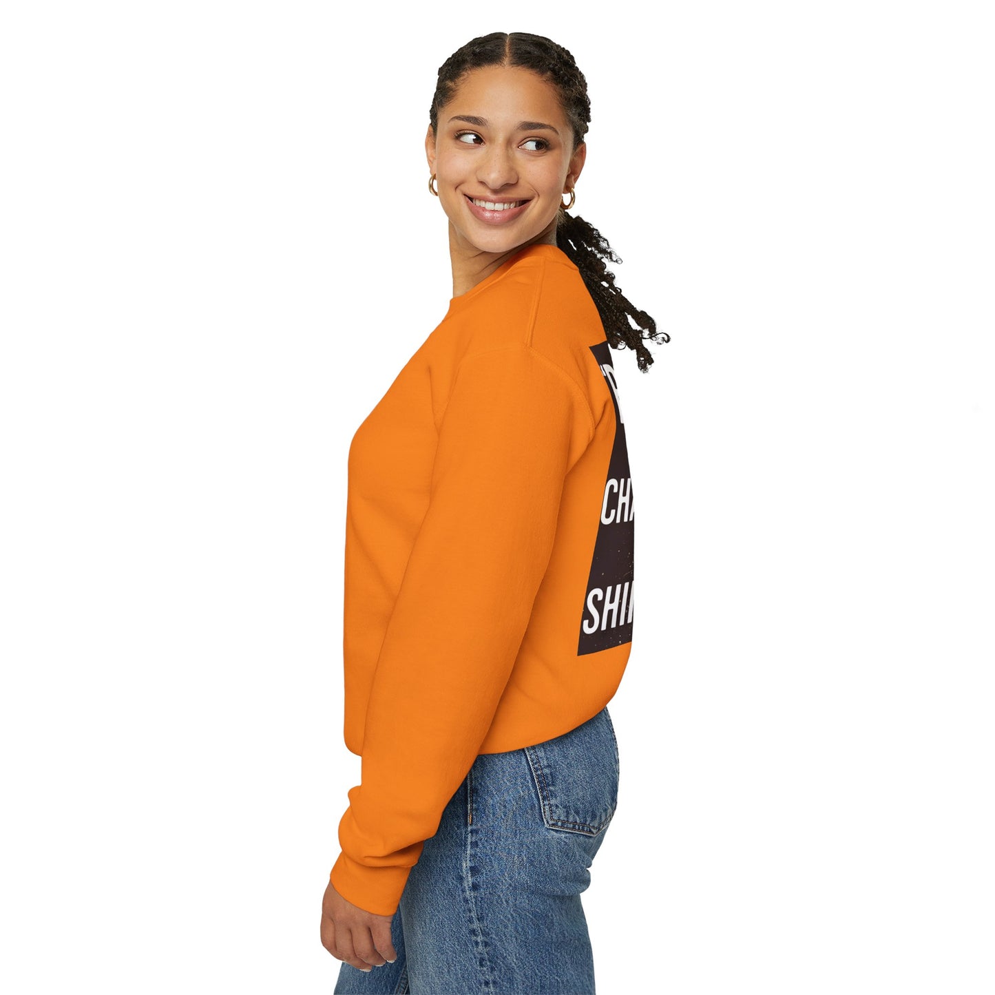 Empowering Feminist Sweatshirt - "Break the Chains, Shine"