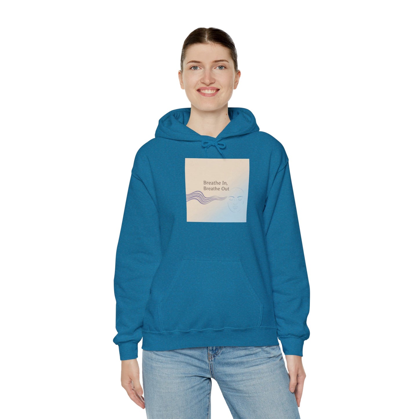 Mindfulness Breathe In Hoodie for Stress Relief