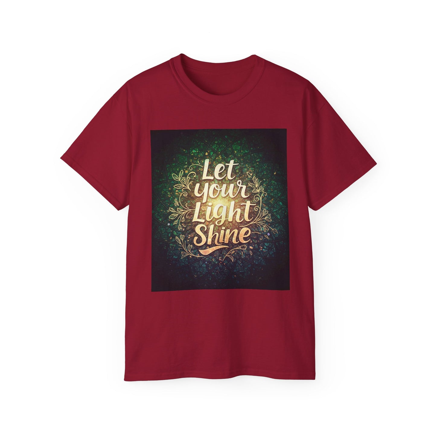 Inspirational Unisex Ultra Cotton Tee - "Let Your Light Shine"