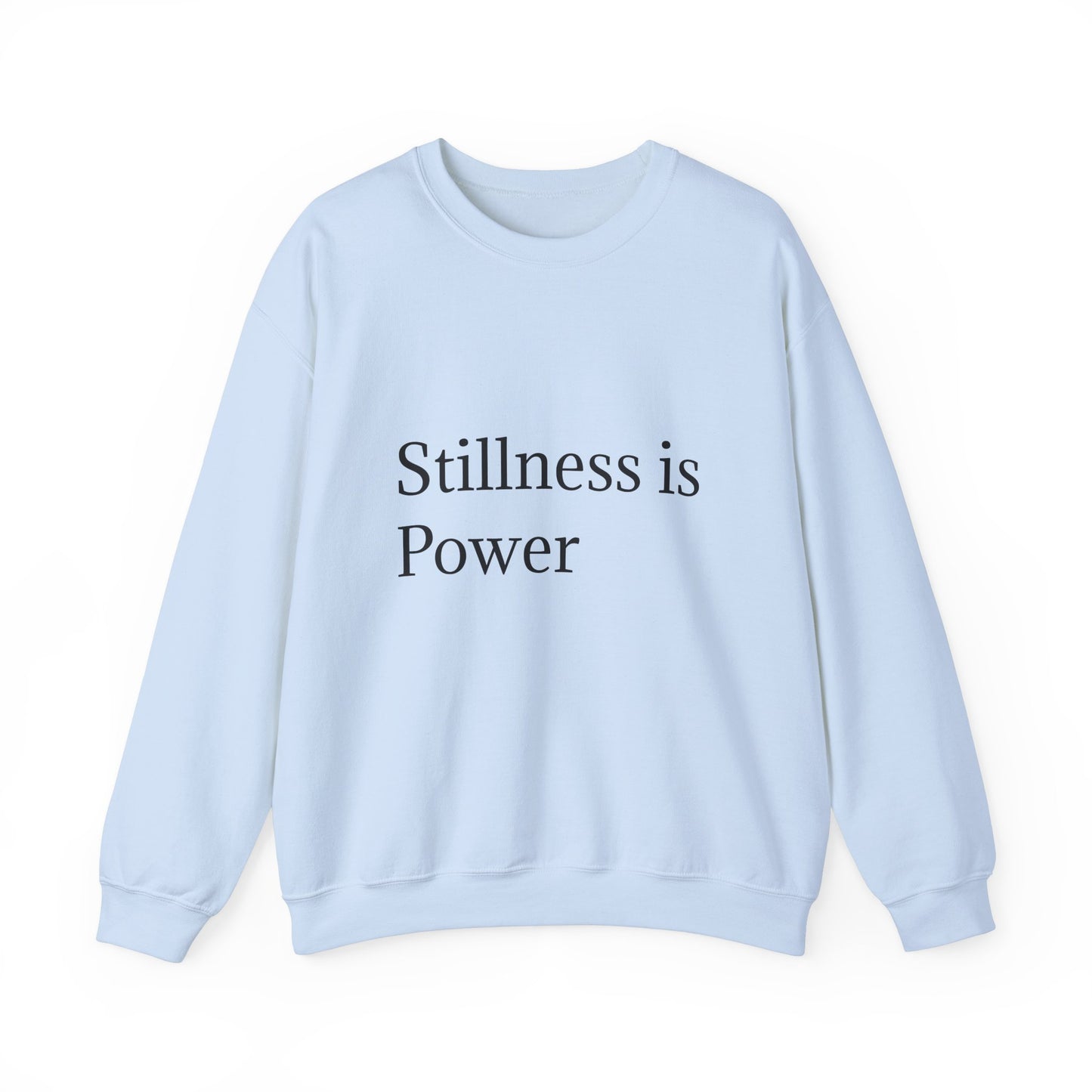 Stillness သည် Power Unisex Heavy Blend™ Crewneck Sweatshirt ဖြစ်သည်။