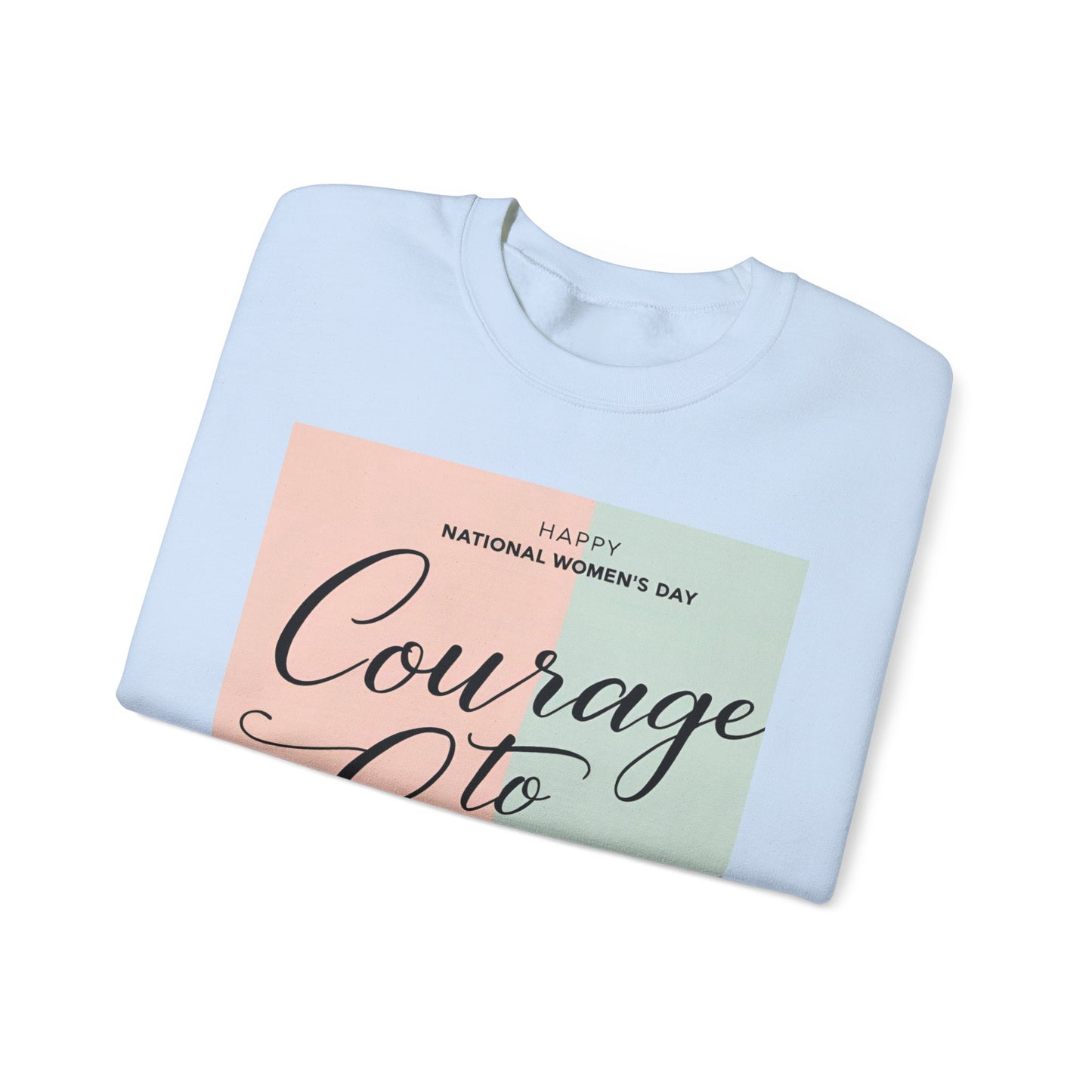 Courage to Care Sweatshirt vir Geestesgesondheidsbewustheid