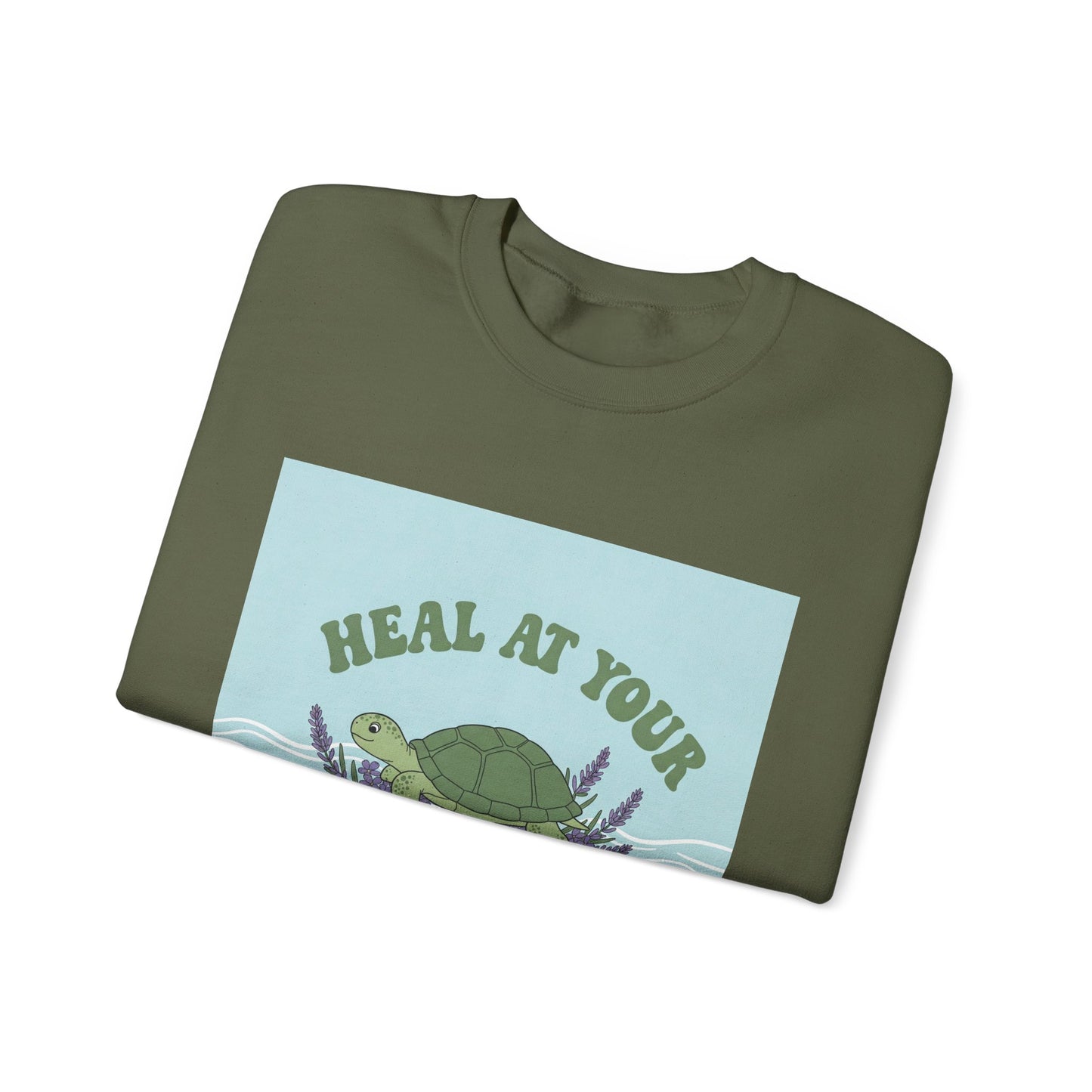 Heal at Your Own Pace Sweatshirt - Unisex Heavy Blend™ Crewneck