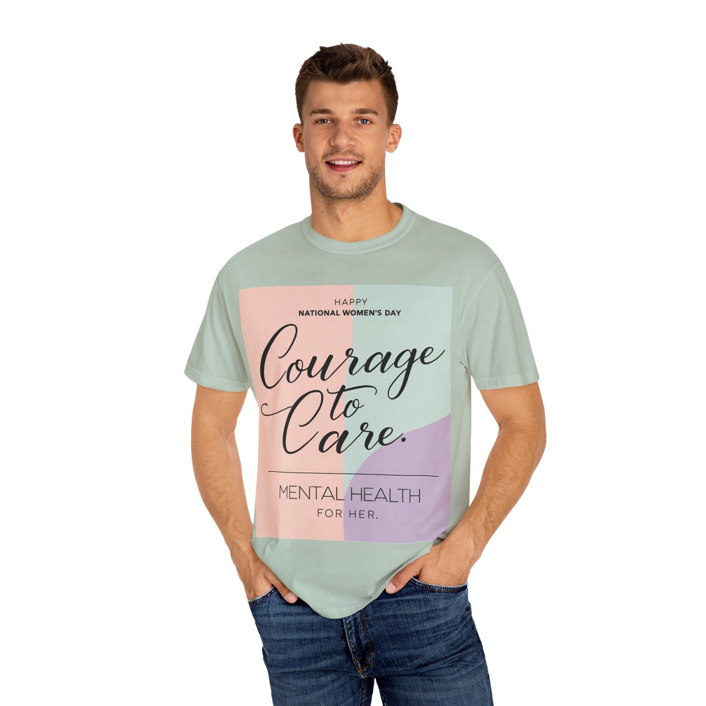 Courage to Care Unisex T-Shirt for Mental Health Awareness