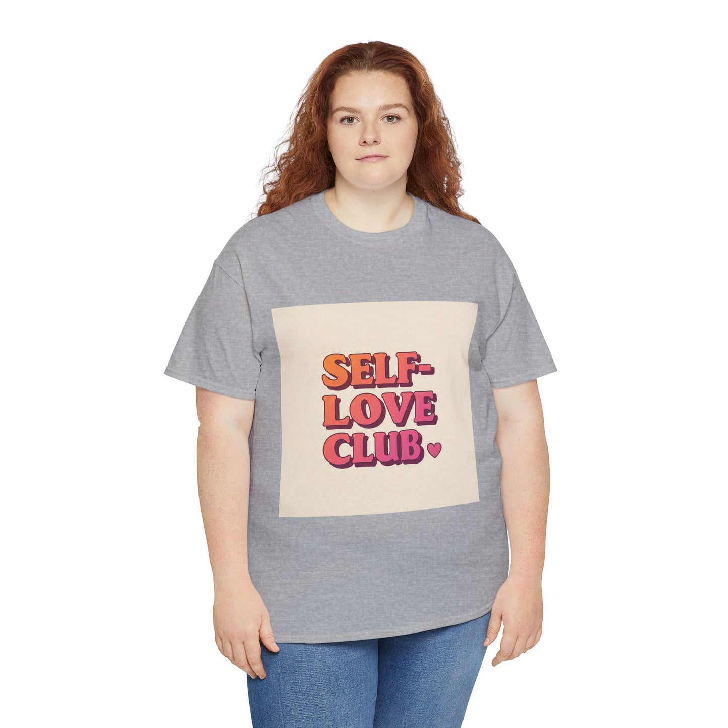 Self-Love Club Unisex Heavy Cotton Tee - Empowerment & Comfort for All