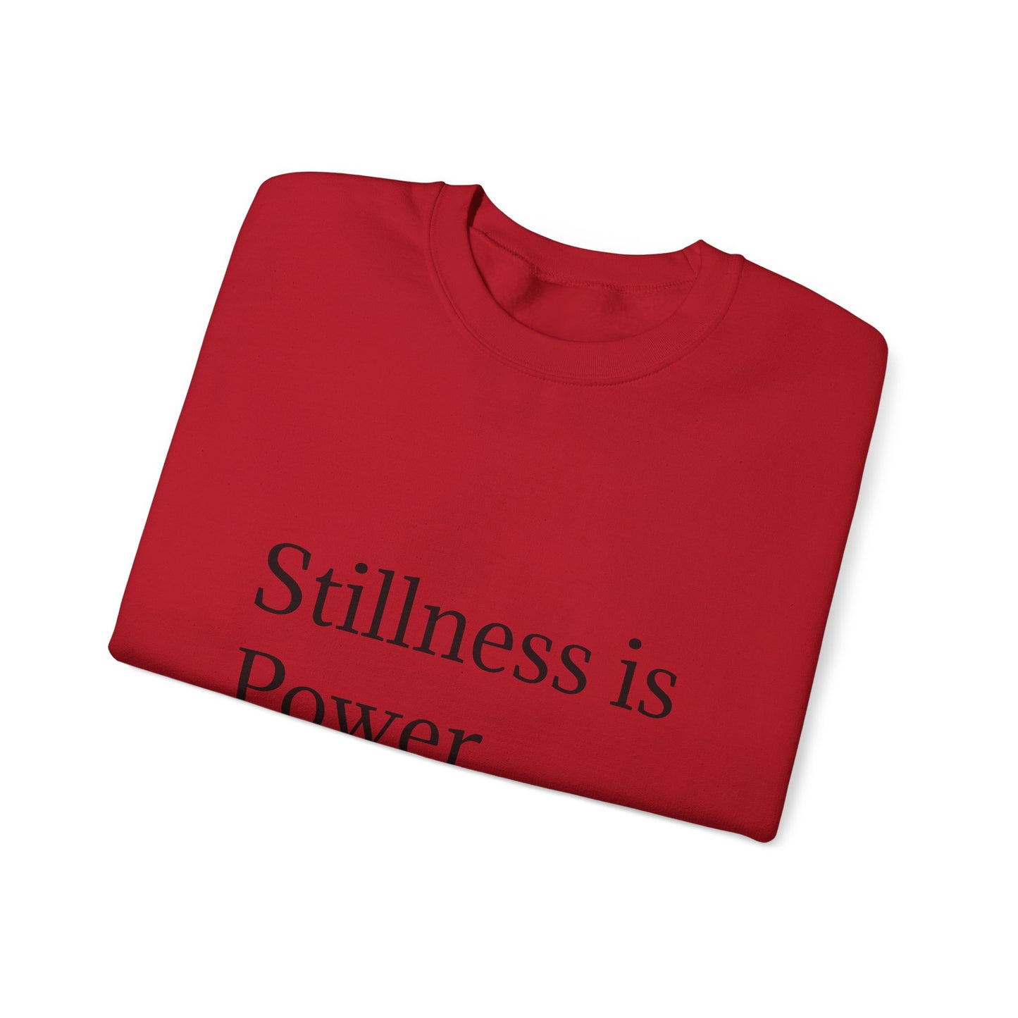 Stillness သည် Power Unisex Heavy Blend™ Crewneck Sweatshirt ဖြစ်သည်။