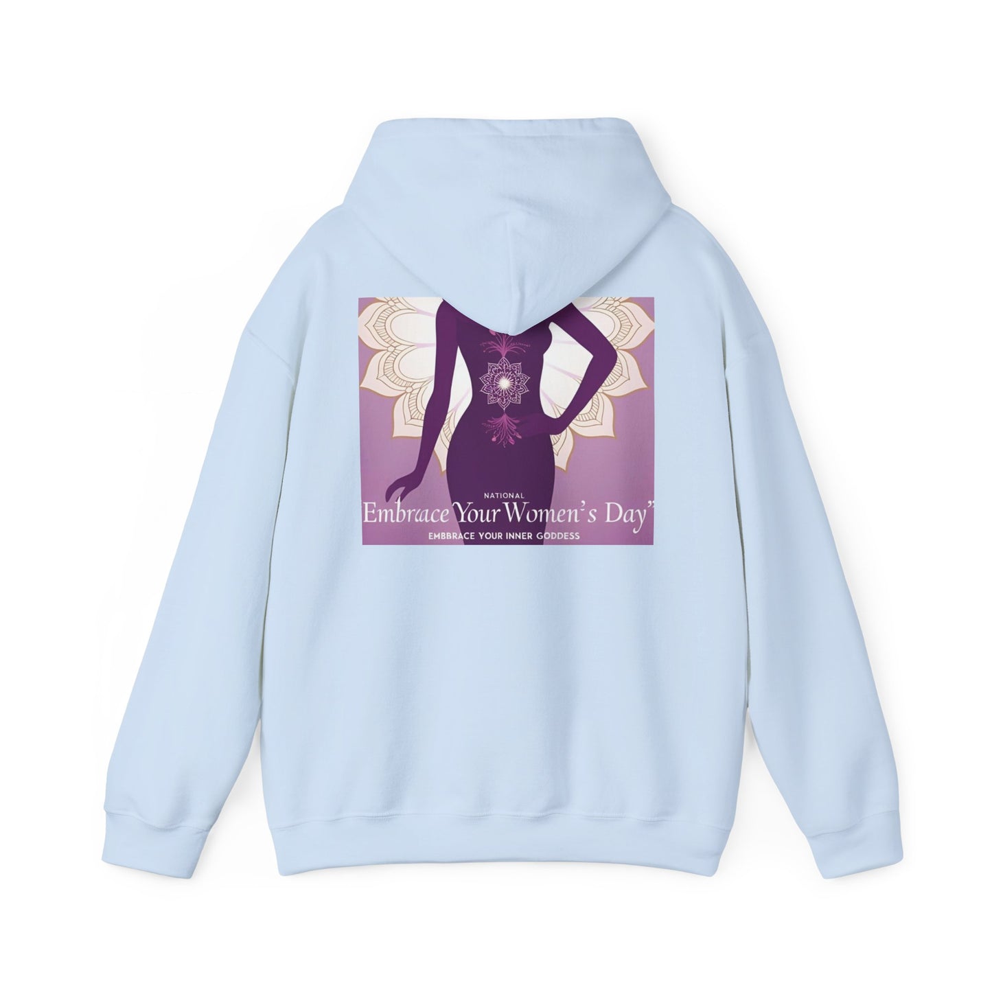 Embrace Your Women's Day Hoodie - Unisex Heavy Blend Sweatshirt