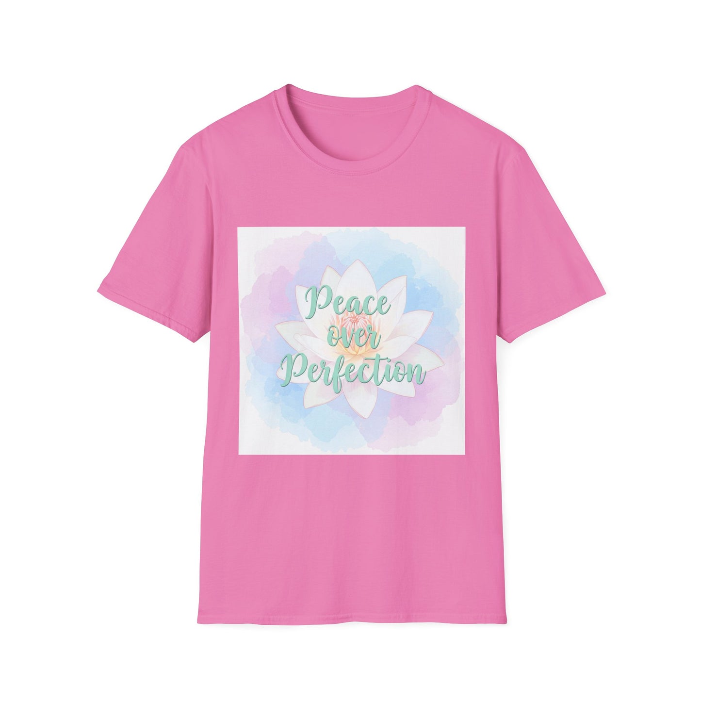 Peace Over Perfection Unisex Softstyle T-Shirt - Inspirational Casual Wear