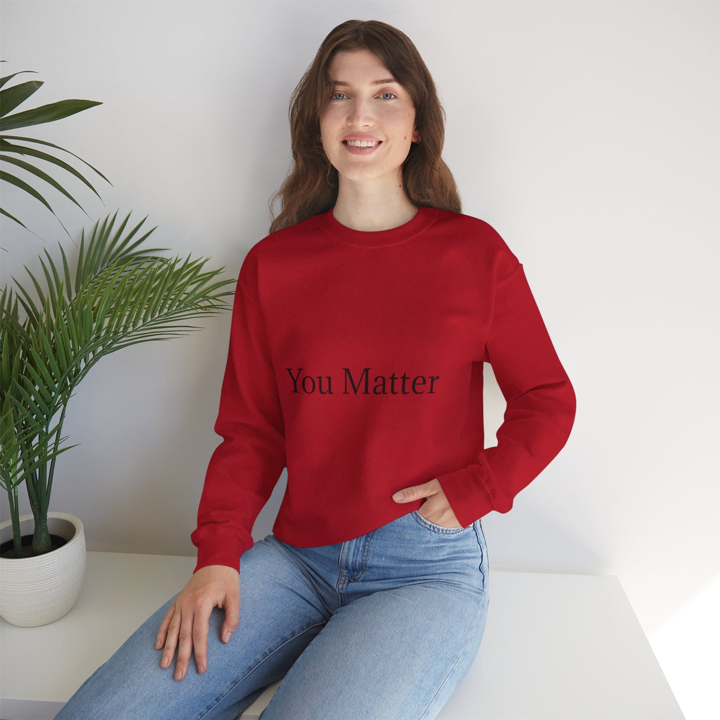 You Matter Unisex Heavy Blend™ Rondnek-trui - Gerieflike en inspirerende klere