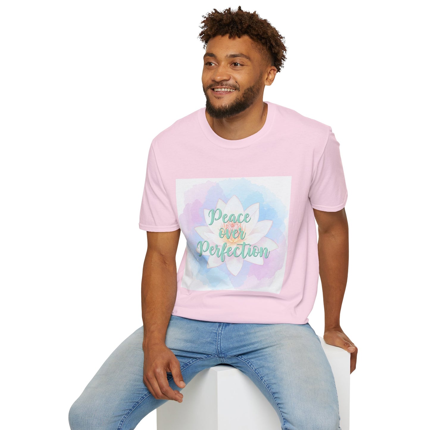 Peace Over Perfection Unisex Softstyle T-Shirt - Inspirational Casual Wear