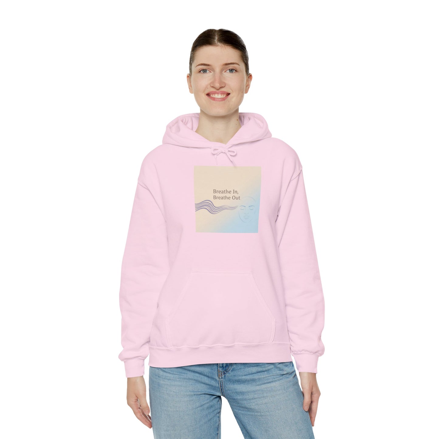 Mindfulness Breathe In Hoodie for Stress Relief