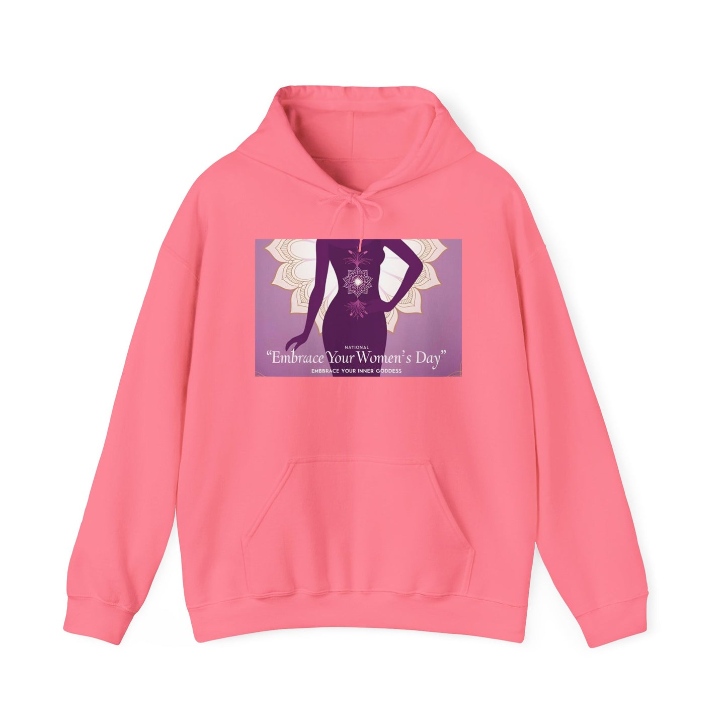 Embrace Your Women's Day Hoodie - Unisex Heavy Blend Sweatshirt